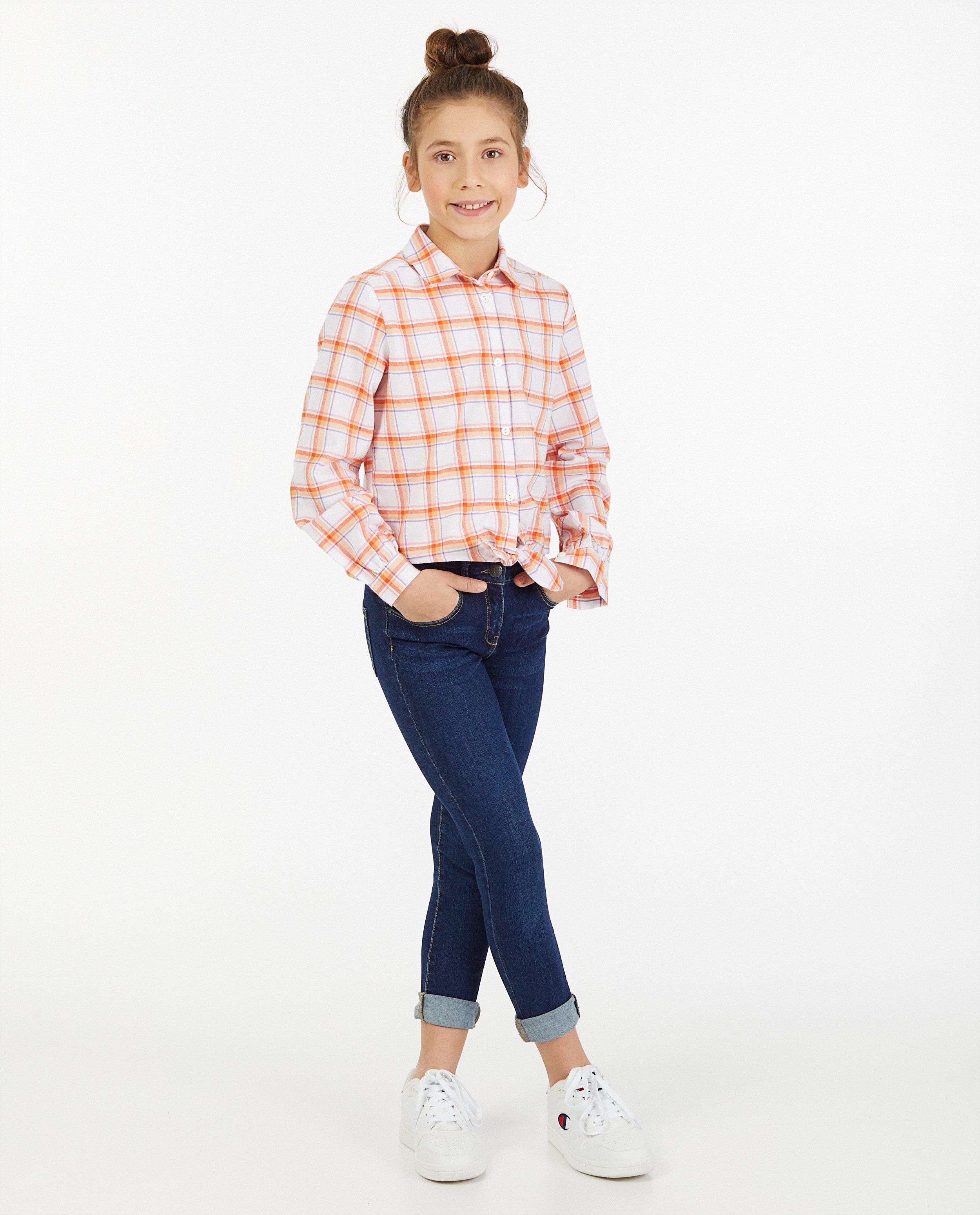 Blauwe jeans, skinny fit - stretch - JBC