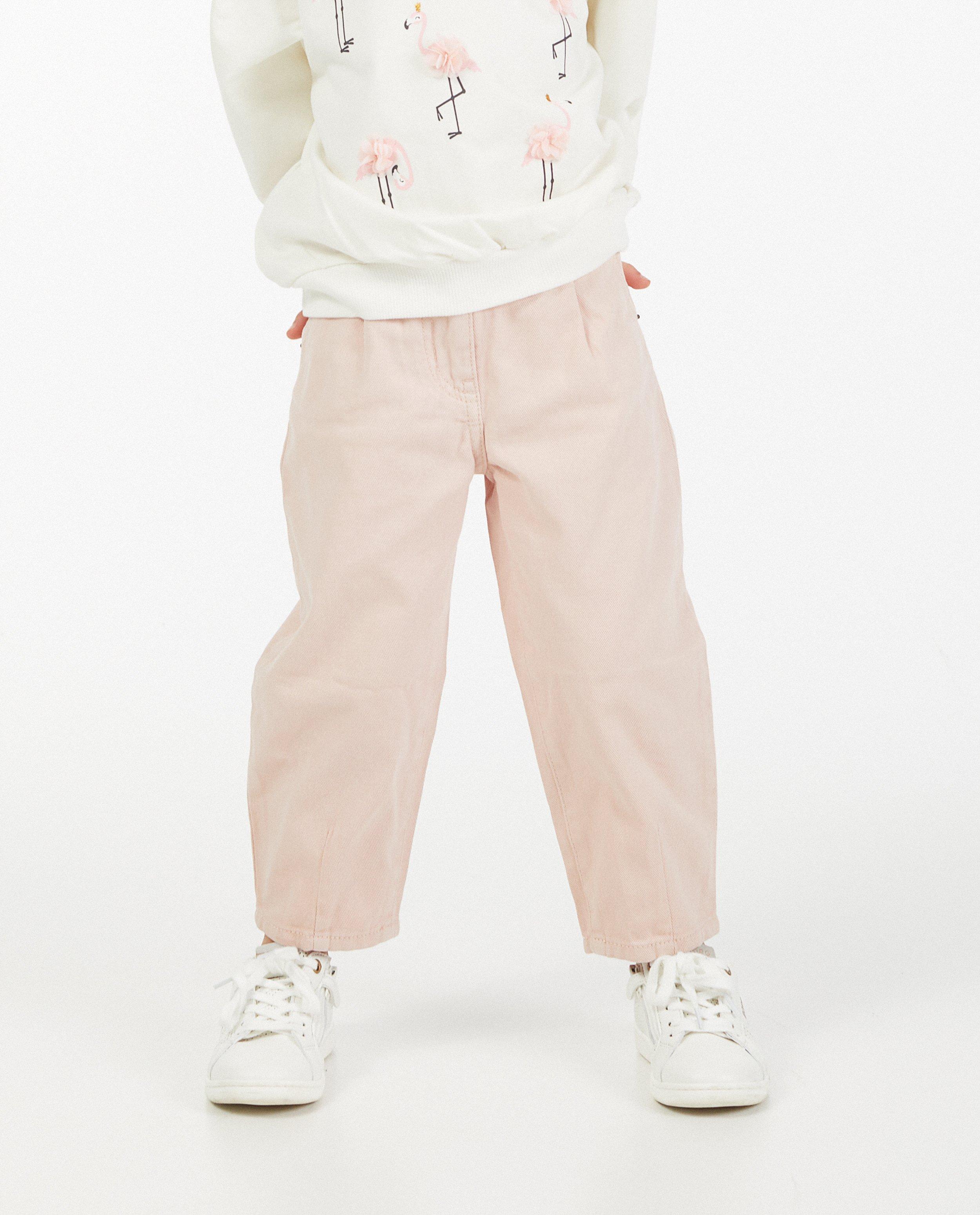 Jeans - Jeans rose, coupe slouchy