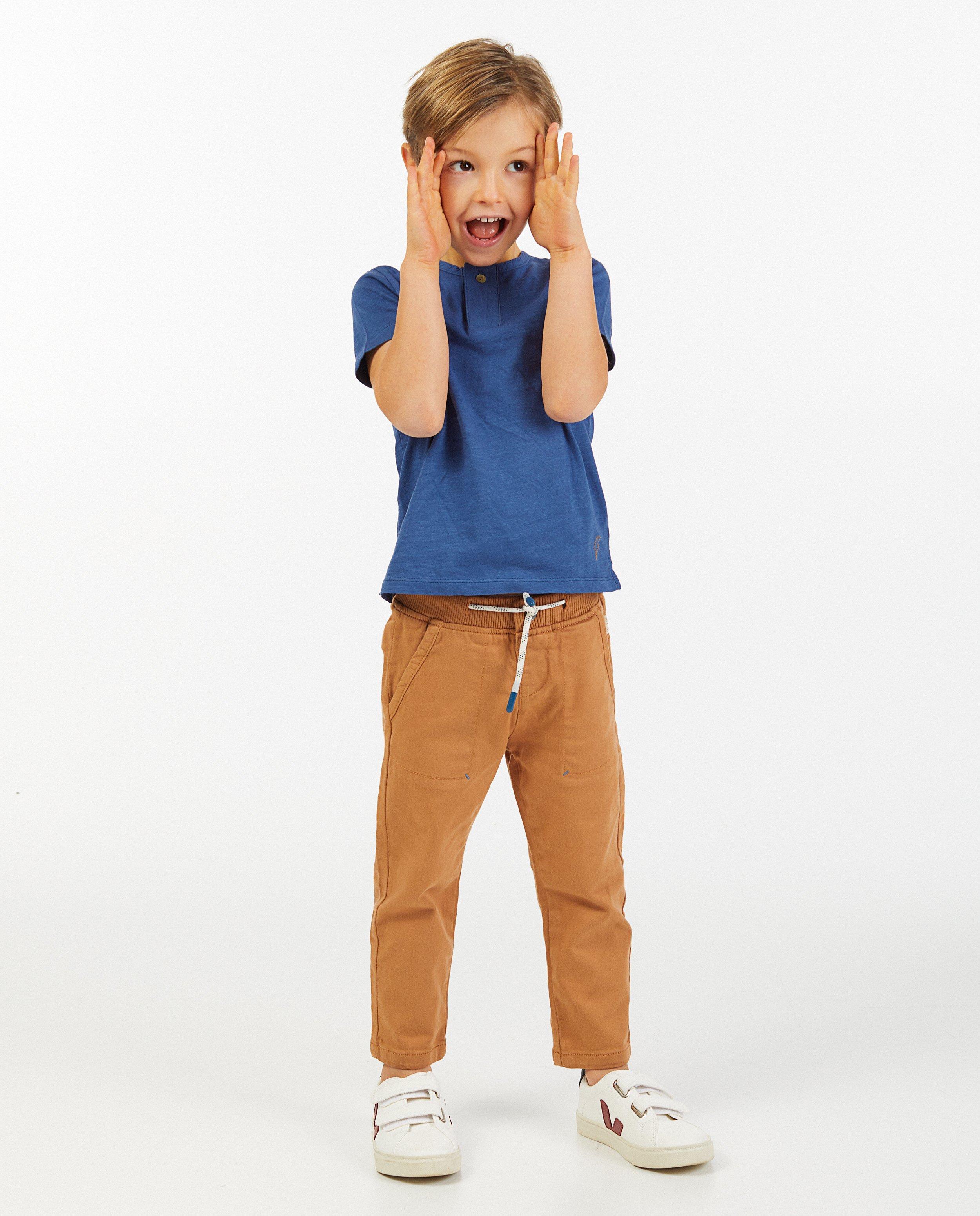 T-shirts - T-shirt bleu en coton bio