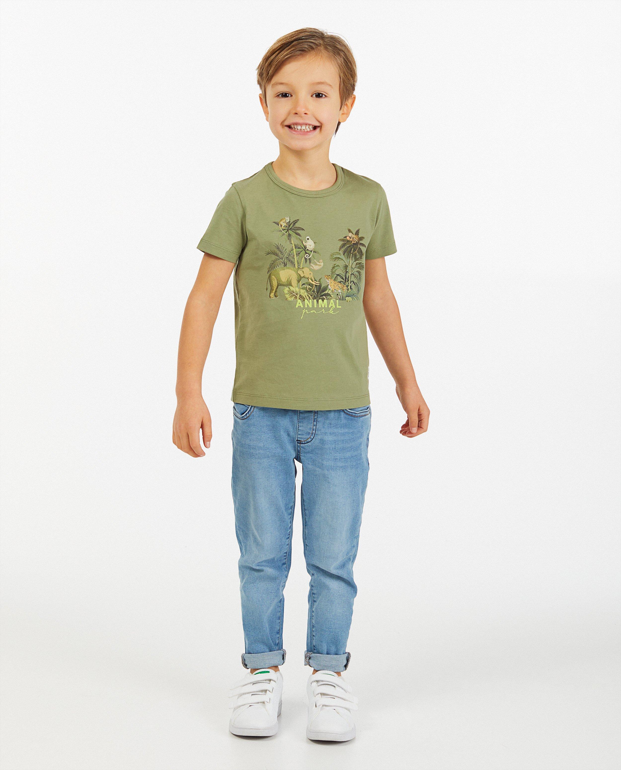 T-shirt en coton bio à imprimé - stretch - Kidz Nation