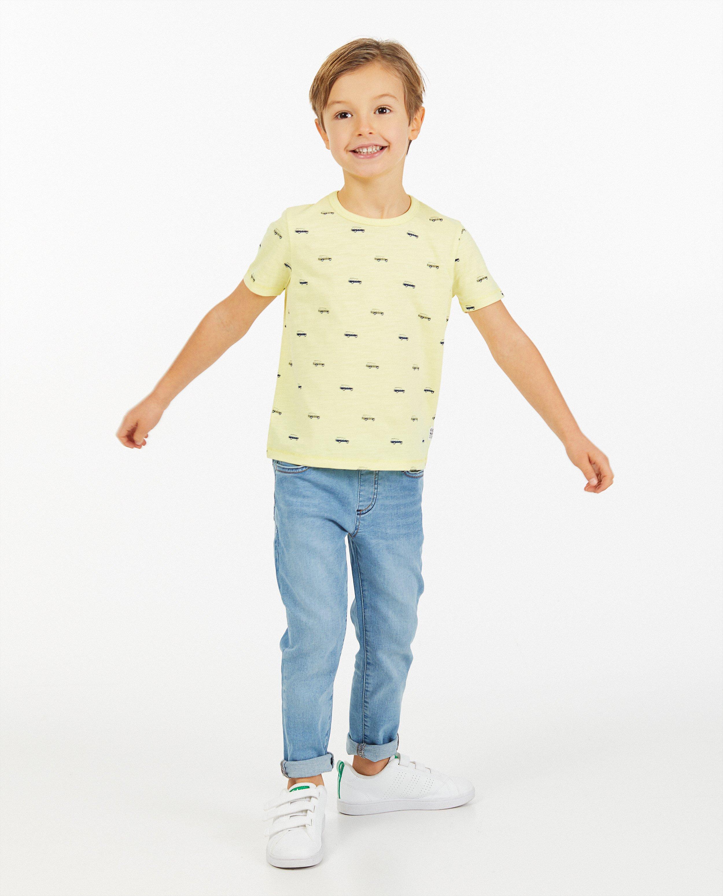 T-shirt en coton bio à imprimé - imprimé intégral - Kidz Nation