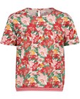 T-shirts - Biokatoenen top met bloemenprint