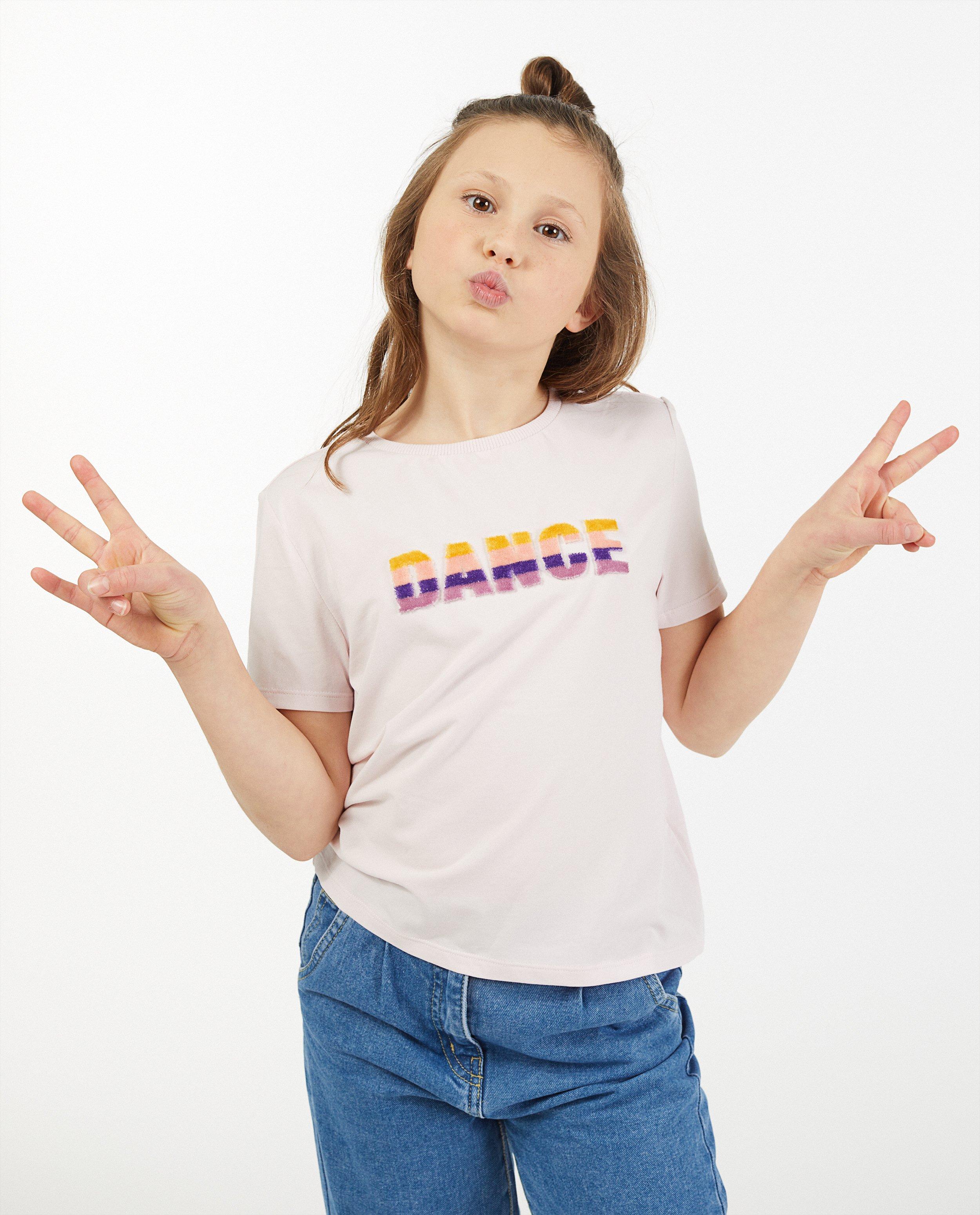 T-shirts - Wit T-shirt met opschrift