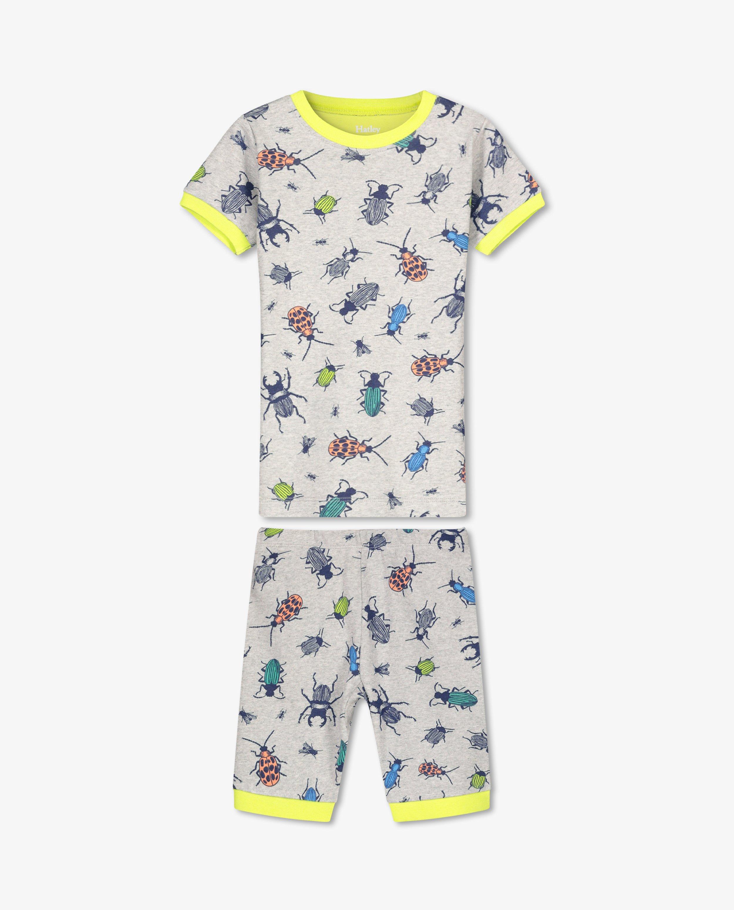 Pyjama à imprimé à insectes Hatley - gris - Hatley