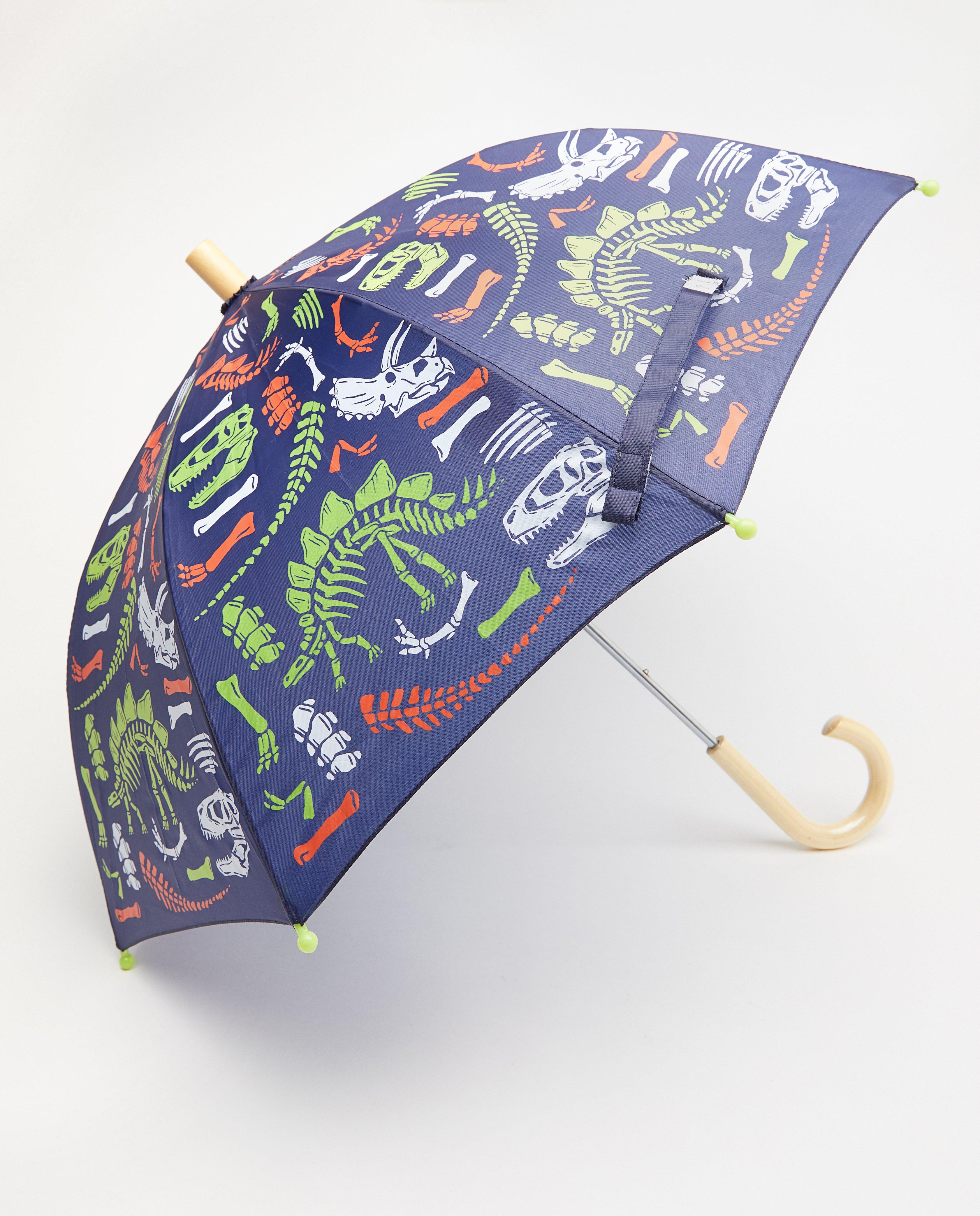 Parapluie bleu à imprimé Hatley - imprimé à dinosaures - Hatley