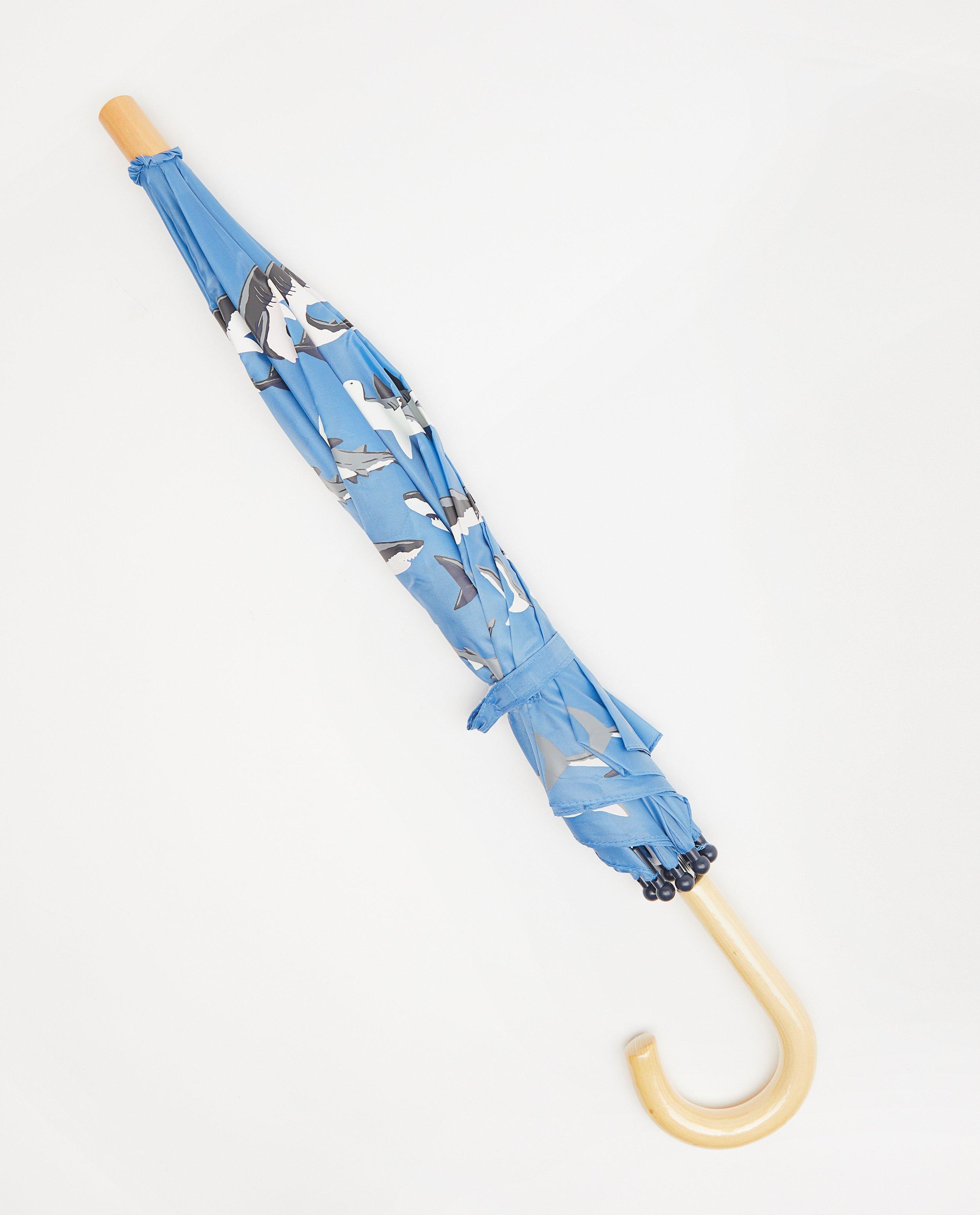 Gadgets - Blauwe paraplu met print Hatley