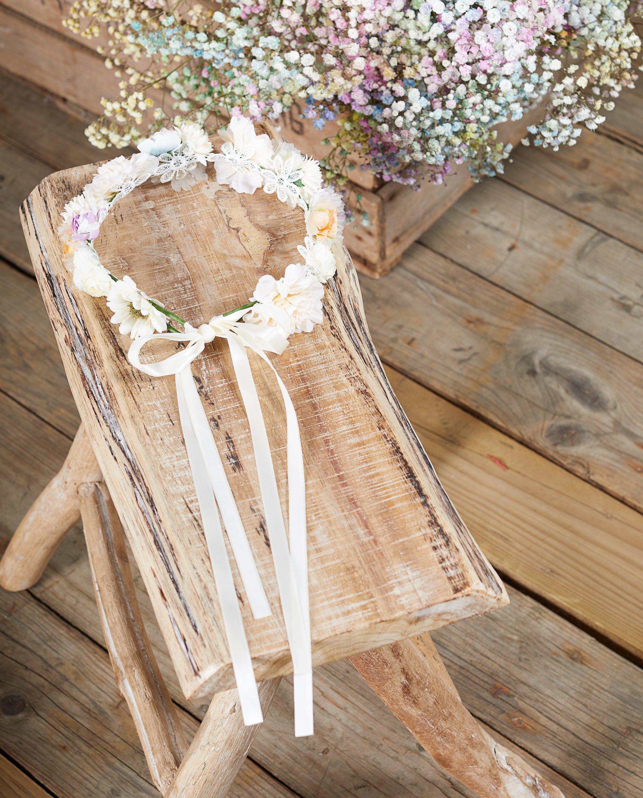 Bonneterie - Couronne de fleurs Communion