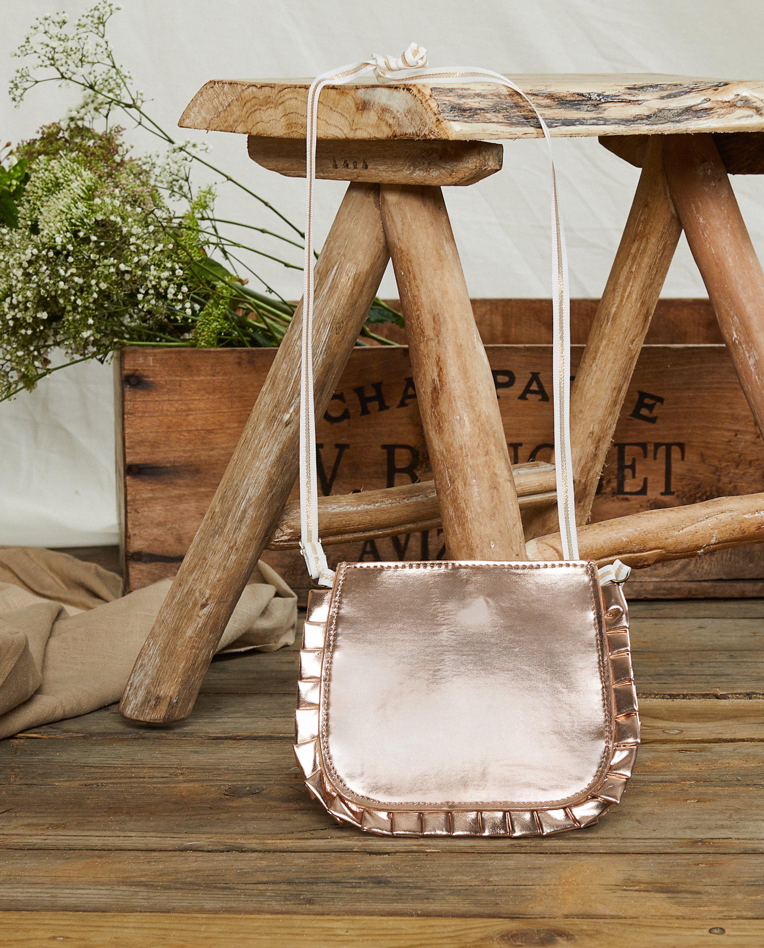Sac à main or rose Communion - avec des ruches - Milla Star