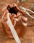 Handtassen - Buideltasje in rozé goud Communie