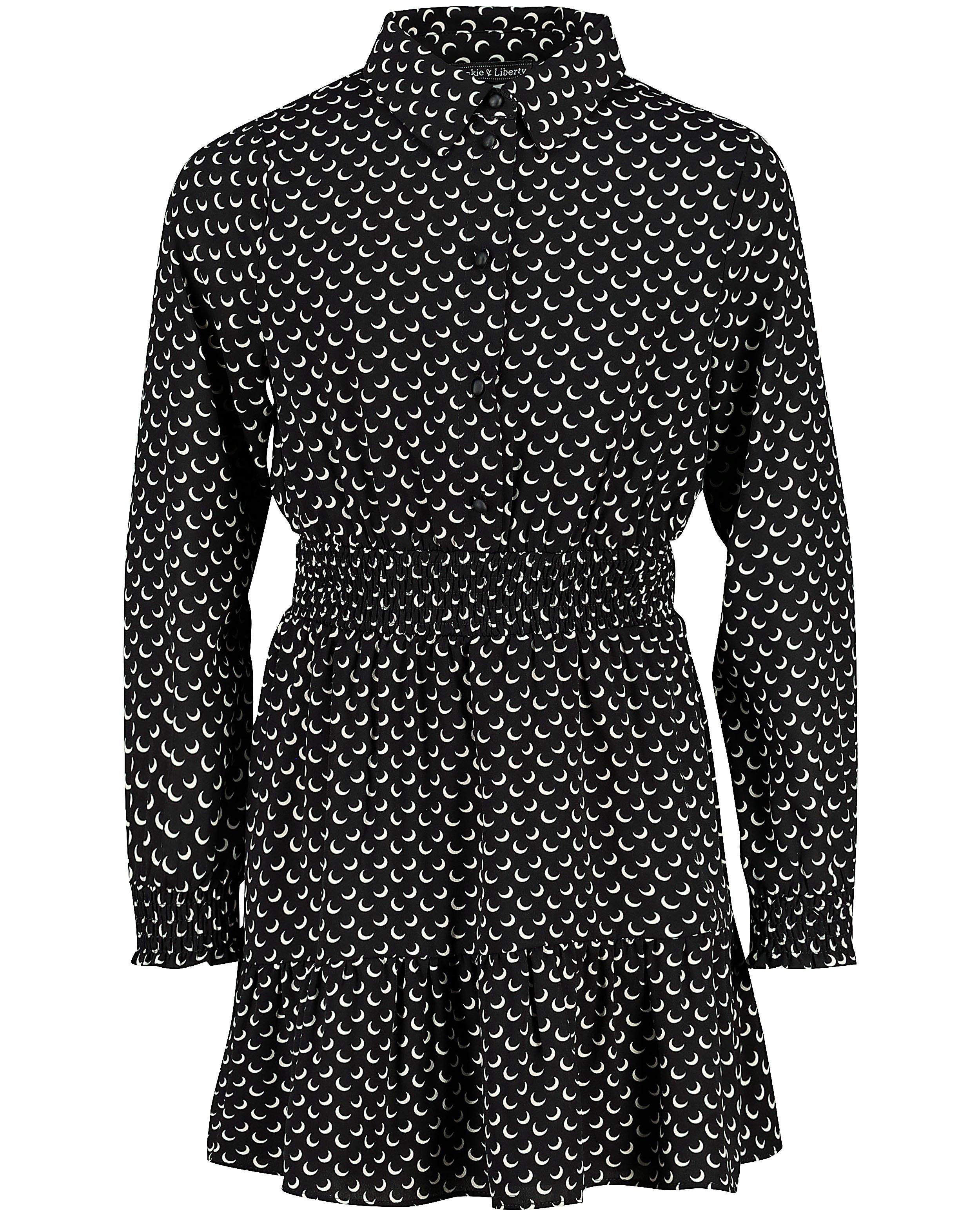 Jurk met print Frankie en Liberty - in zwart - Frankie en Liberty