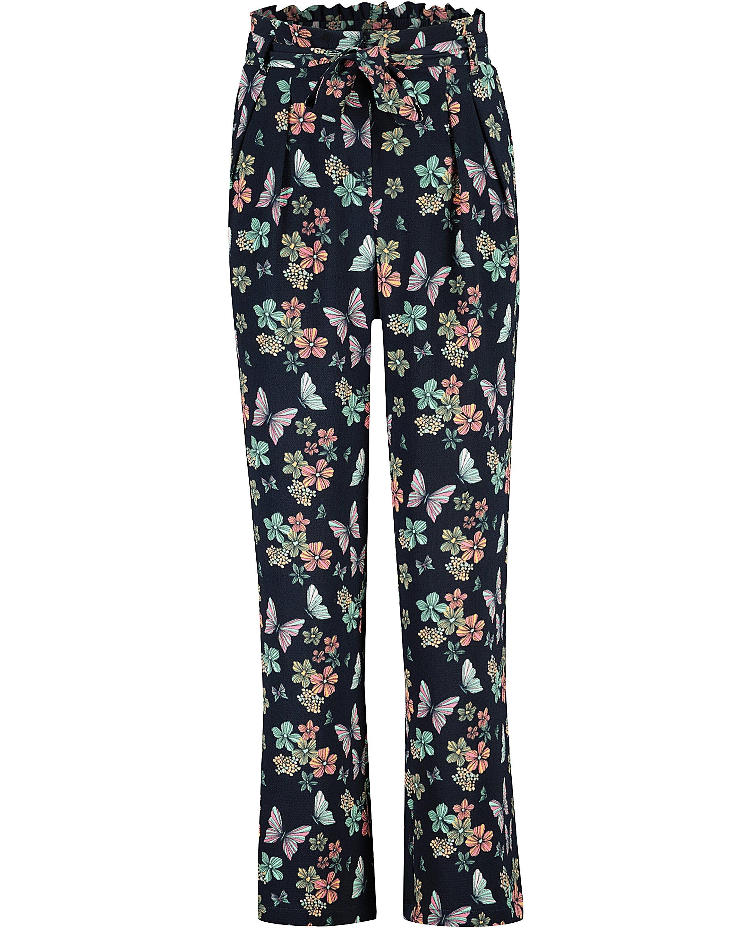 Broeken - Blauwe broek met print Communie