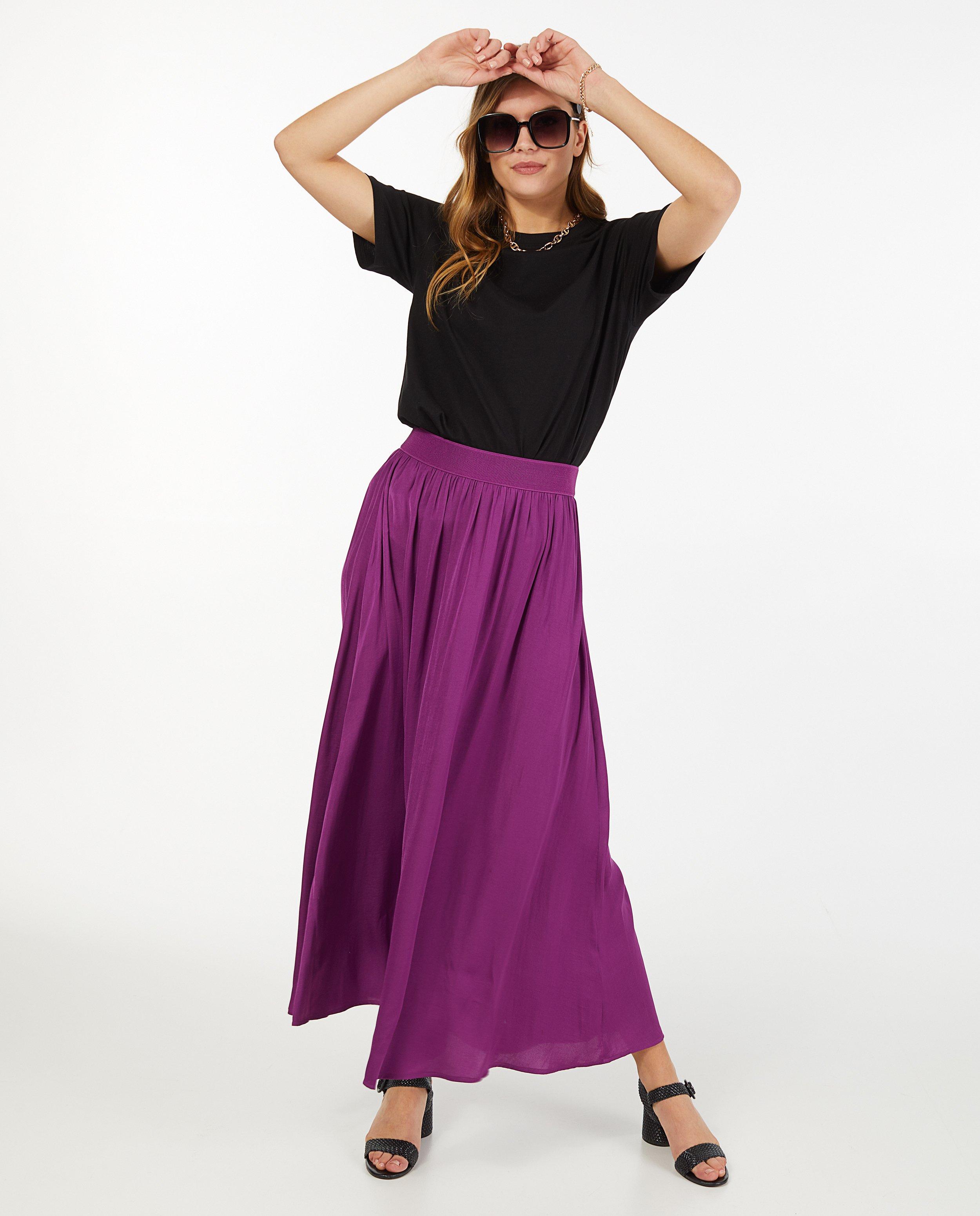 Zwarte T-shirt van biokatoen Sora - stretch - Sora