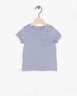 T-shirt bleu en coton bio - à imprimé - Cuddles and Smiles