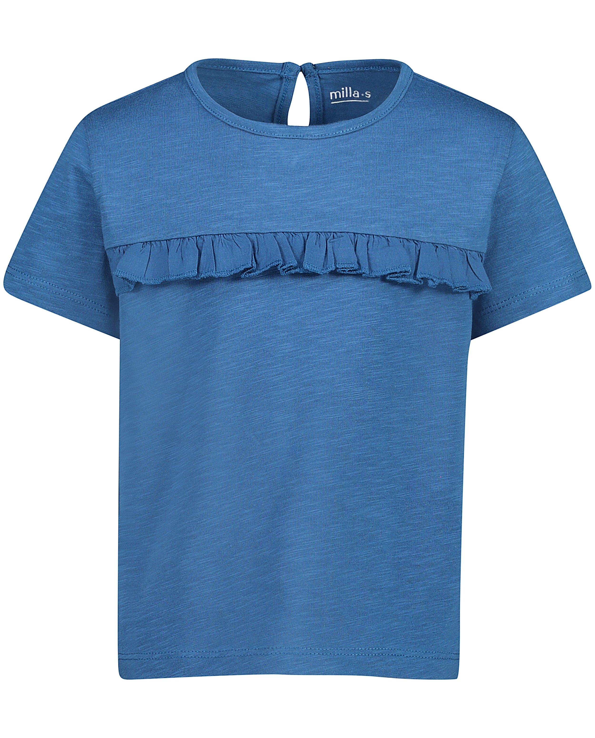 T-shirts - Geel T-shirt met ruches