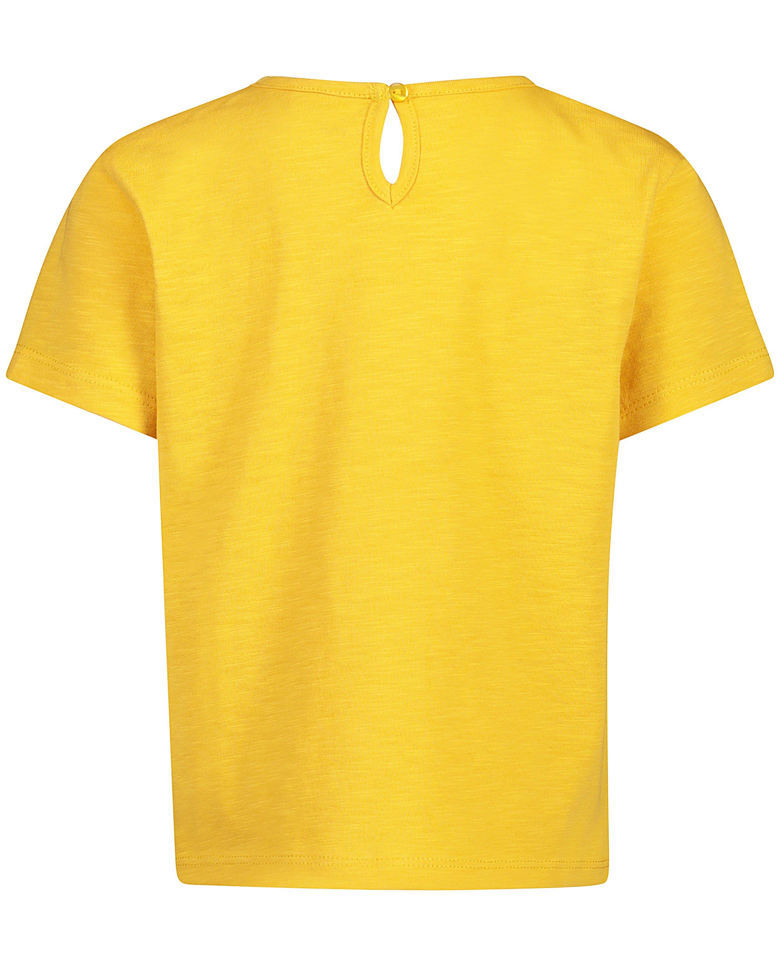 T-shirts - Geel T-shirt met ruches