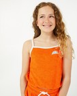 T-shirts - Sponzen top in oranje