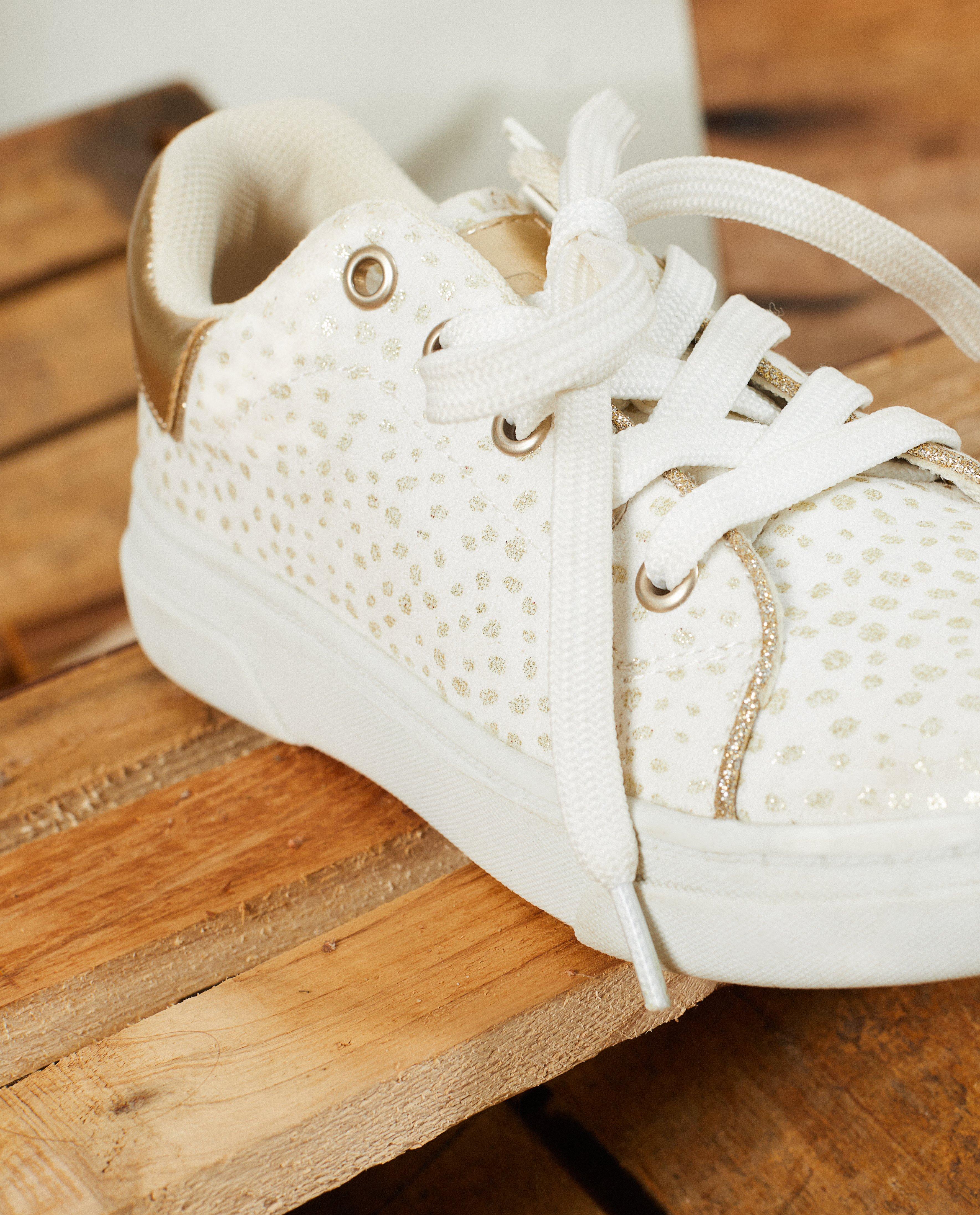 Terre bleue sneakers beige Meisjes ( - gouden sneakerTB8007) - Junior Steps