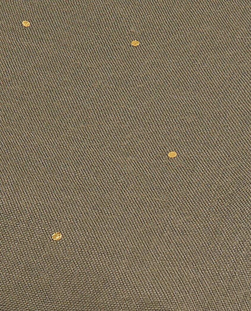 Bonneterie - Écharpe kaki à pois Pieces