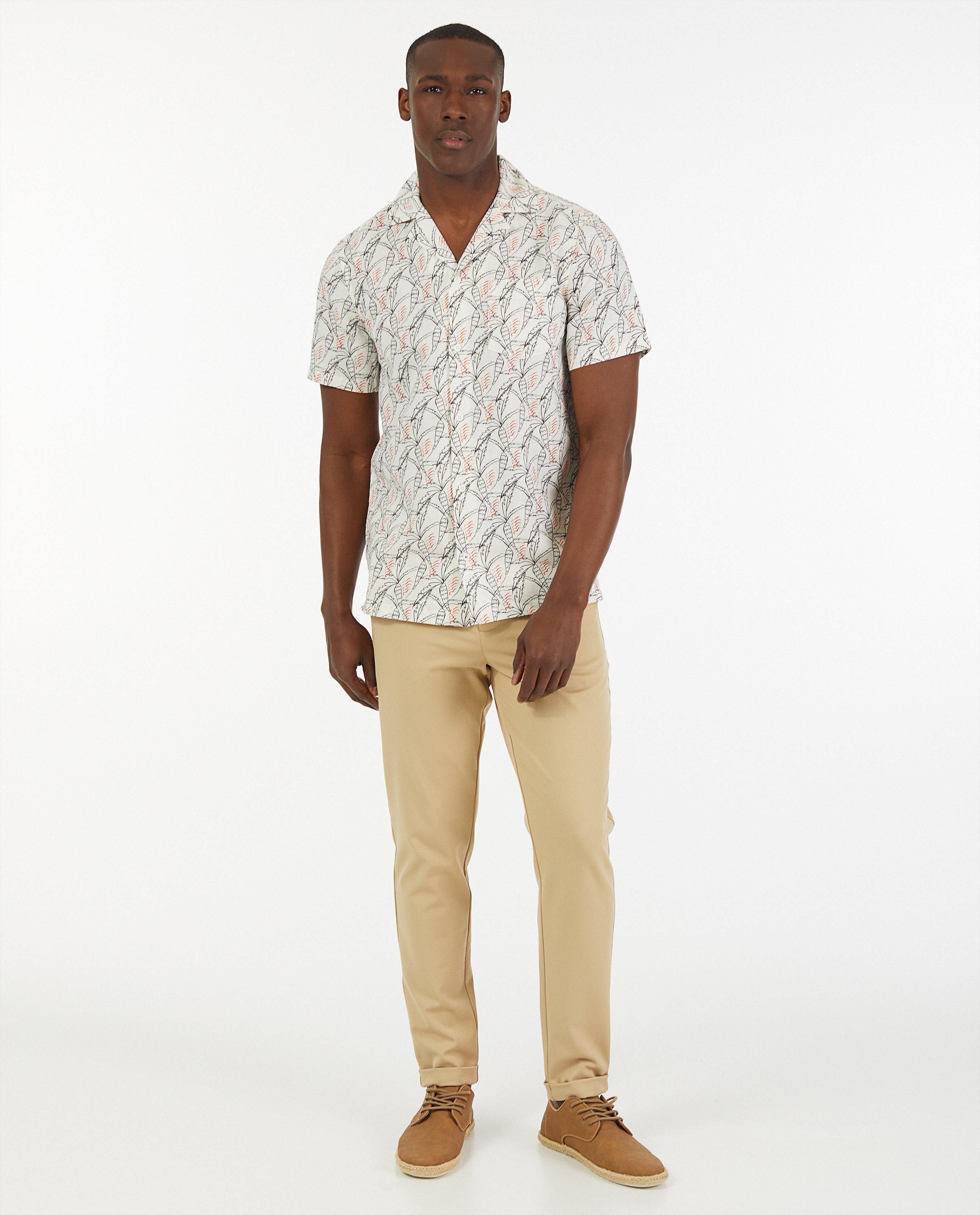 Beige broek Marylène Madou - met chino fit - Marylène Madou
