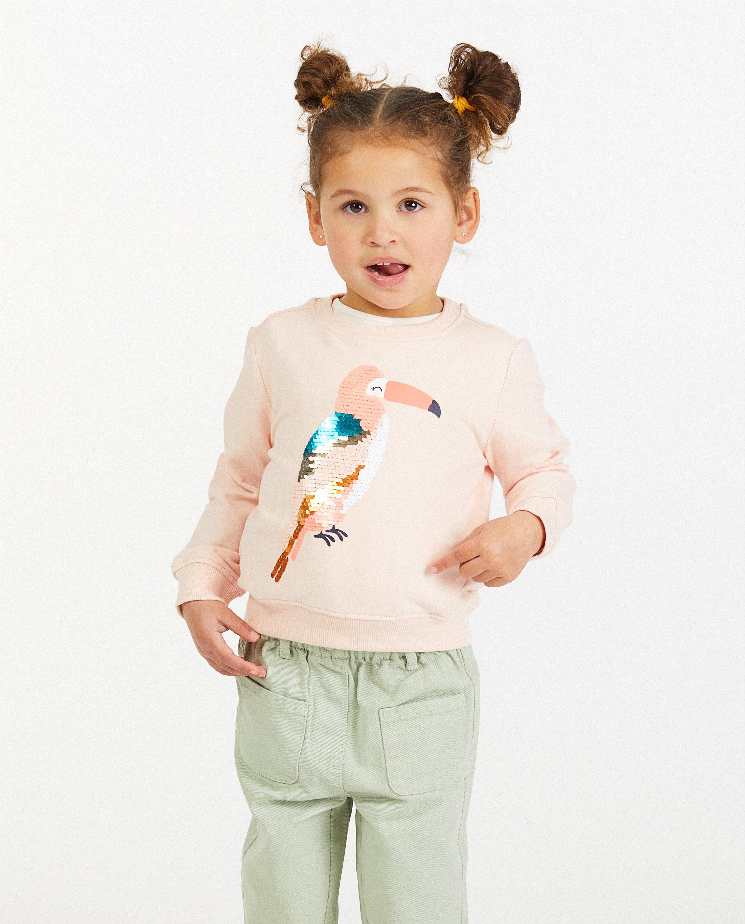 Sweaters - Biokatoenen sweater met pailletten