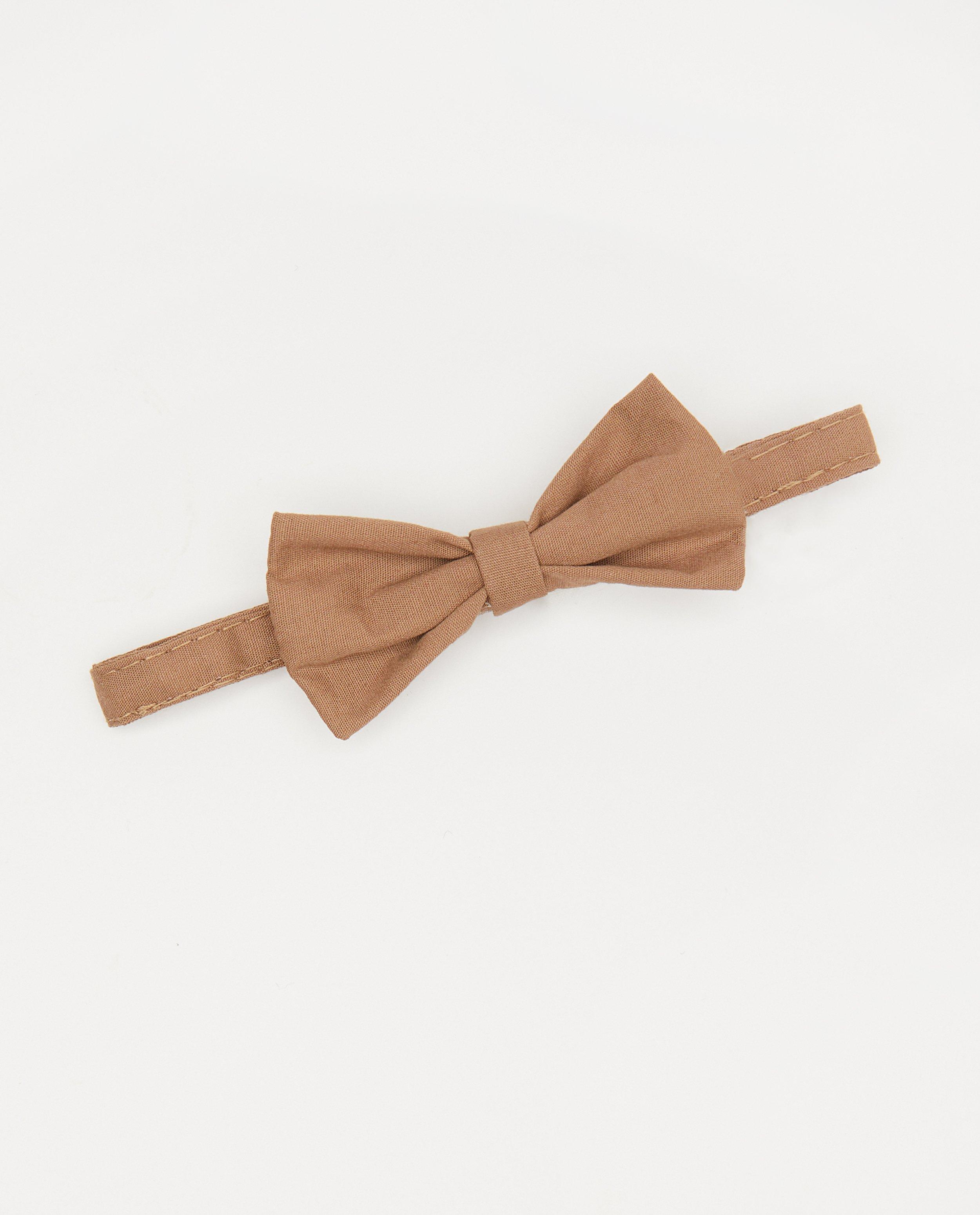 Nœud papillon brun Fête - avec un velcro - Cuddles and Smiles