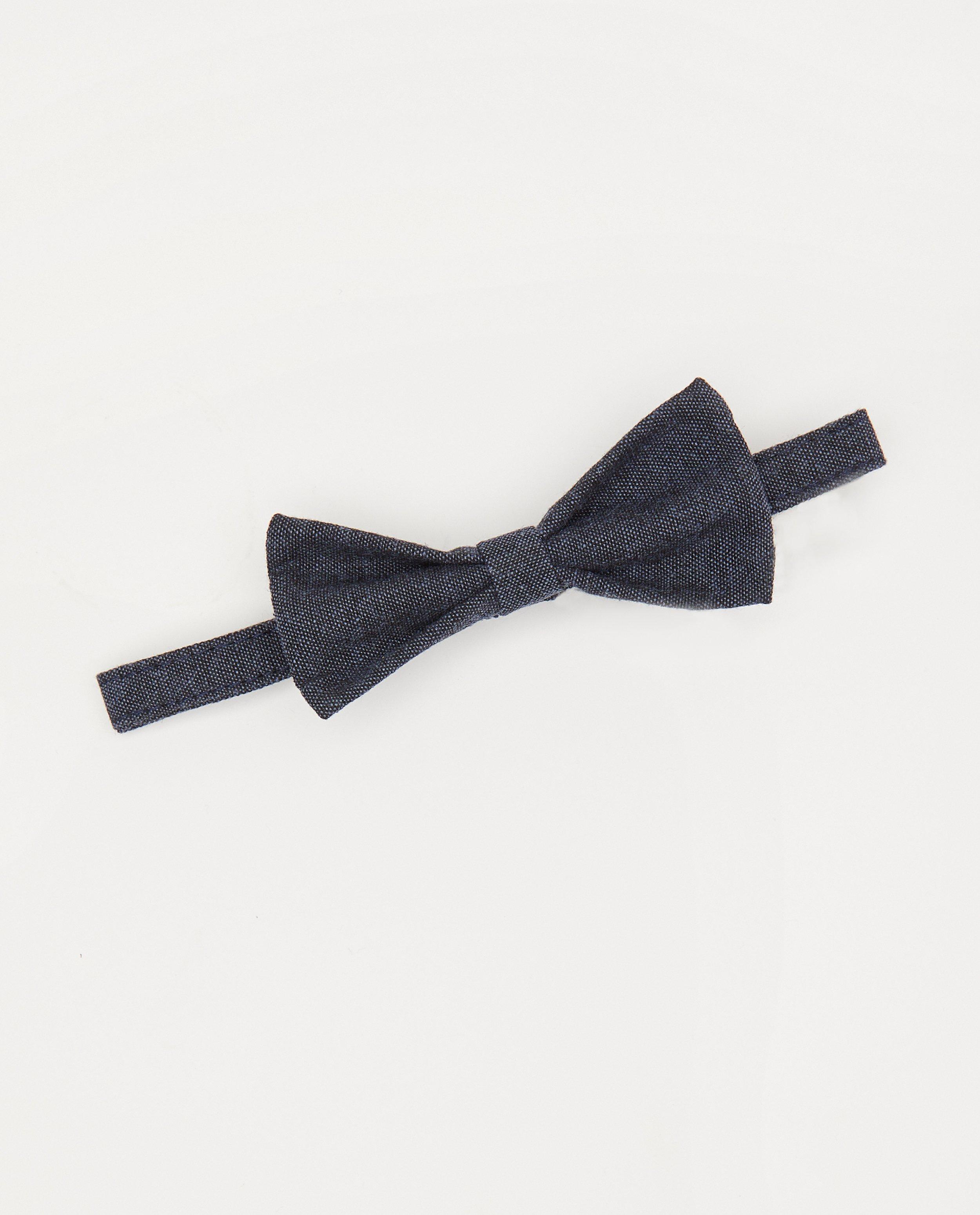 Donkerblauw strikje Feest - met velcro - Cuddles and Smiles