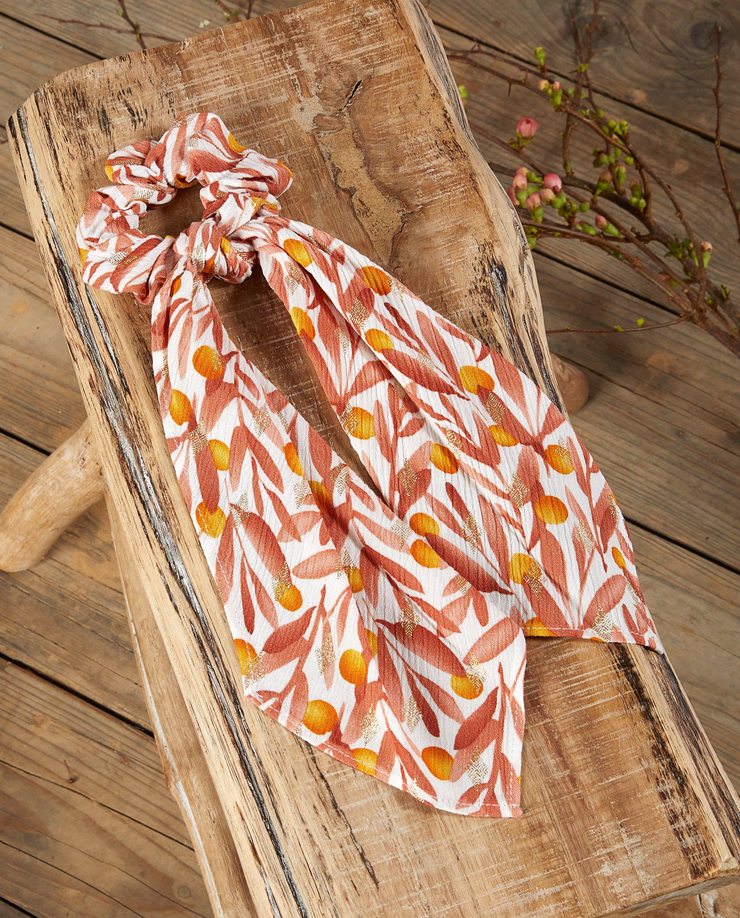 Scrunchie met strik Communie - met print - JBC