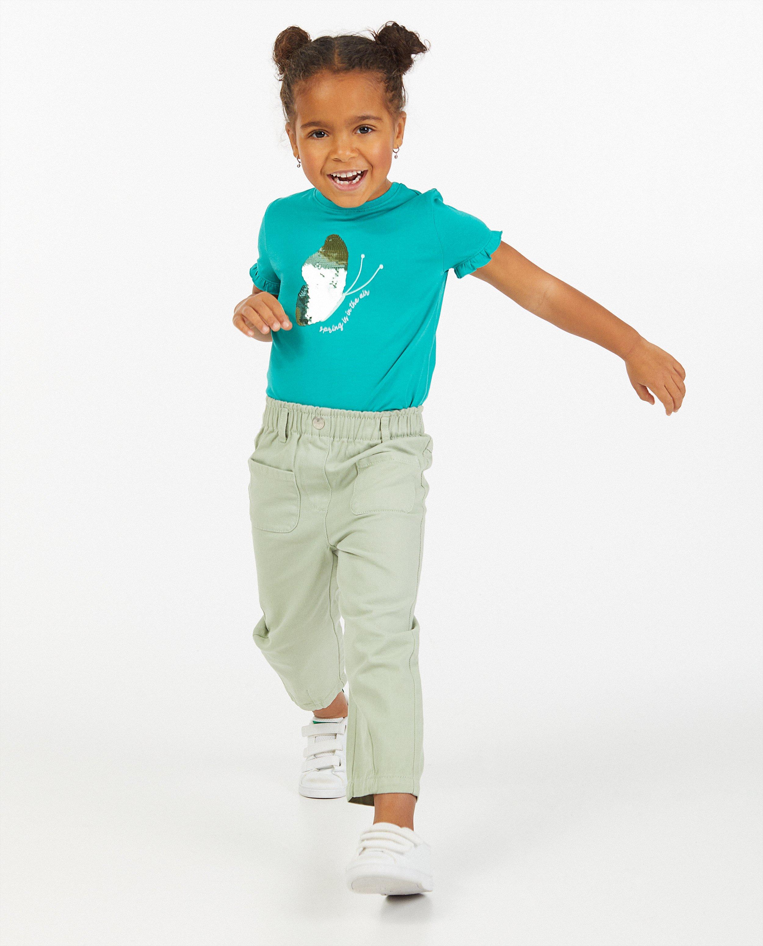 Jeans vert menthe à coupe ample Maya - null - Maya