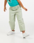 Pantalons - Jeans vert menthe à coupe ample Maya