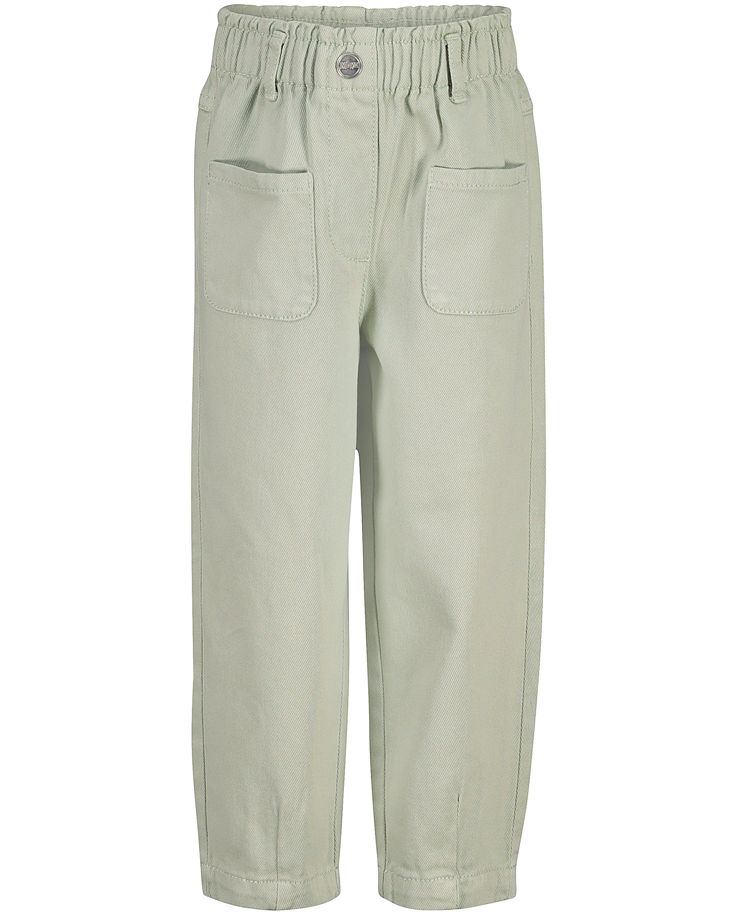 Pantalons - Jeans vert menthe à coupe ample Maya