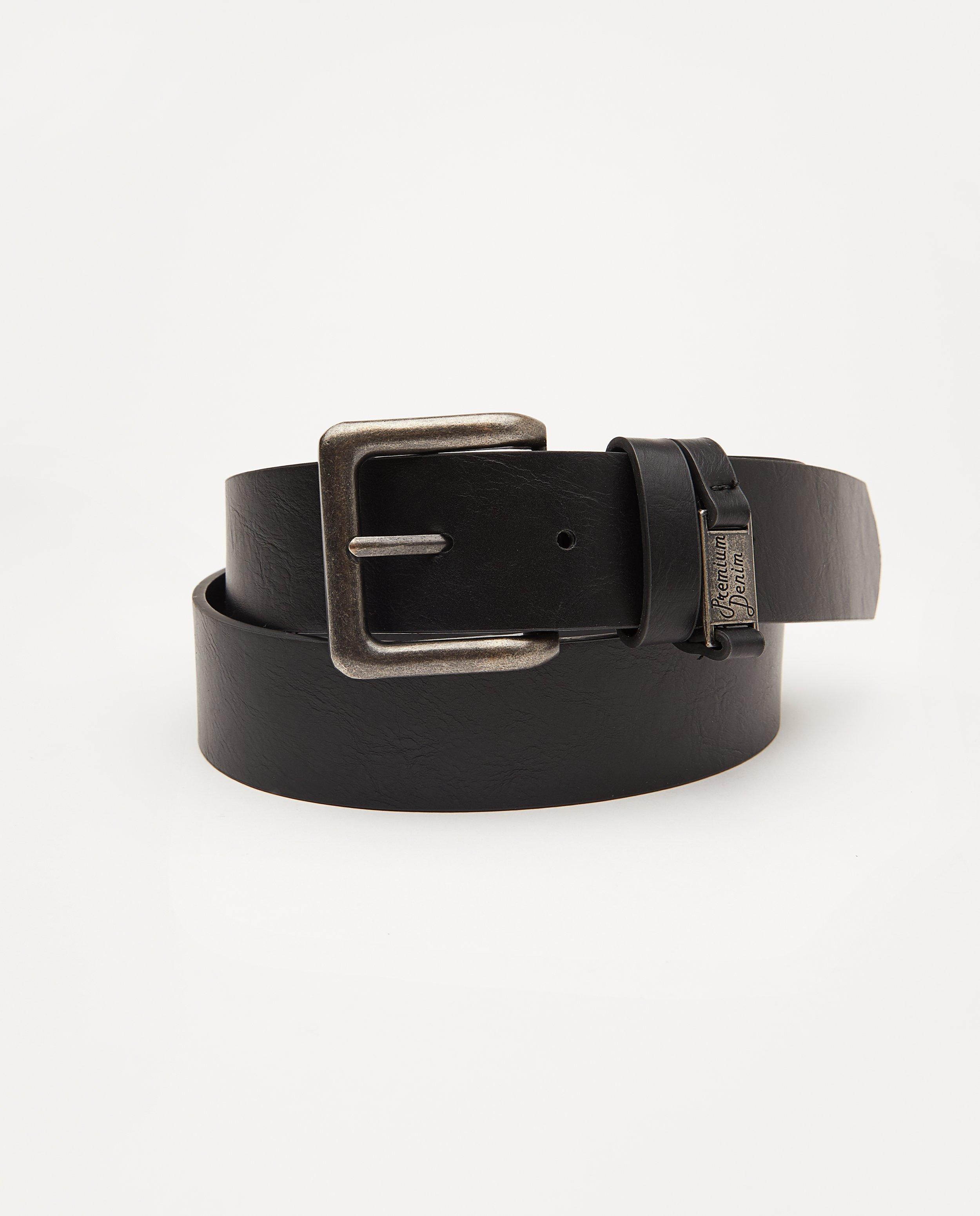 Zwarte riem - effen - JBC