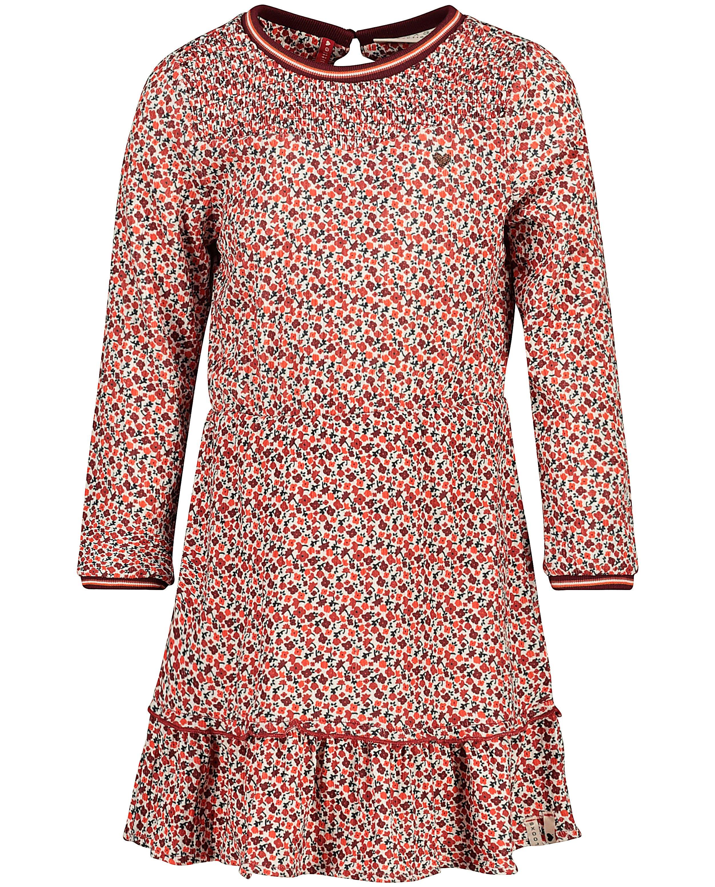 Robe avec imprimé fleuri Looxs - avec des smocks - Looxs