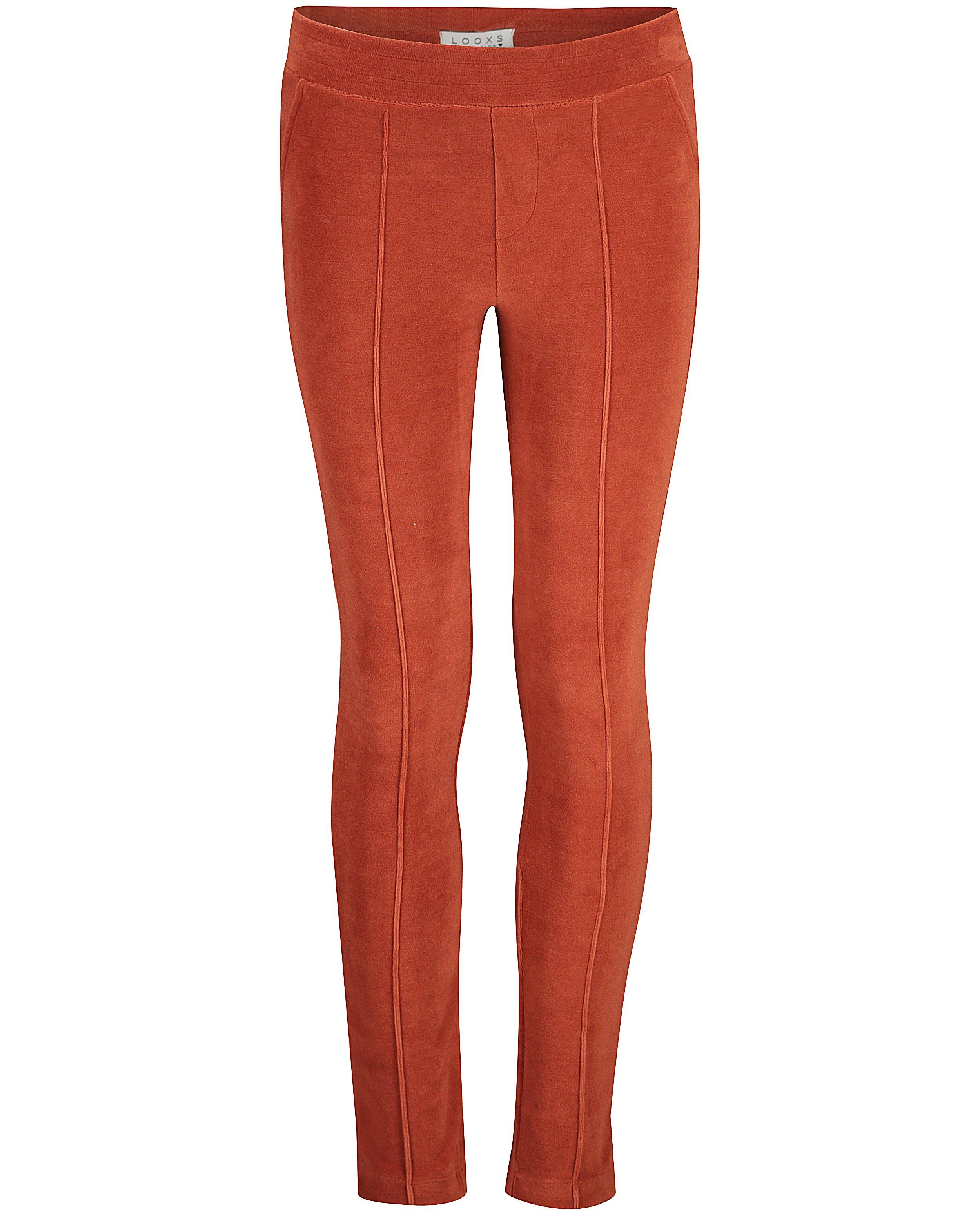 Bruine broek van fluweel Looxs - stretch - Looxs