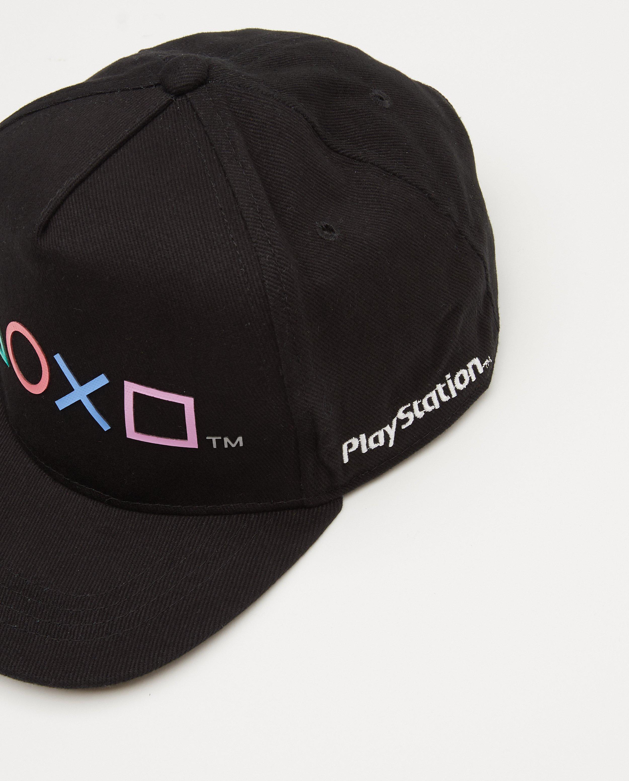 Bonneterie - Casquette PlayStation noire à imprimé