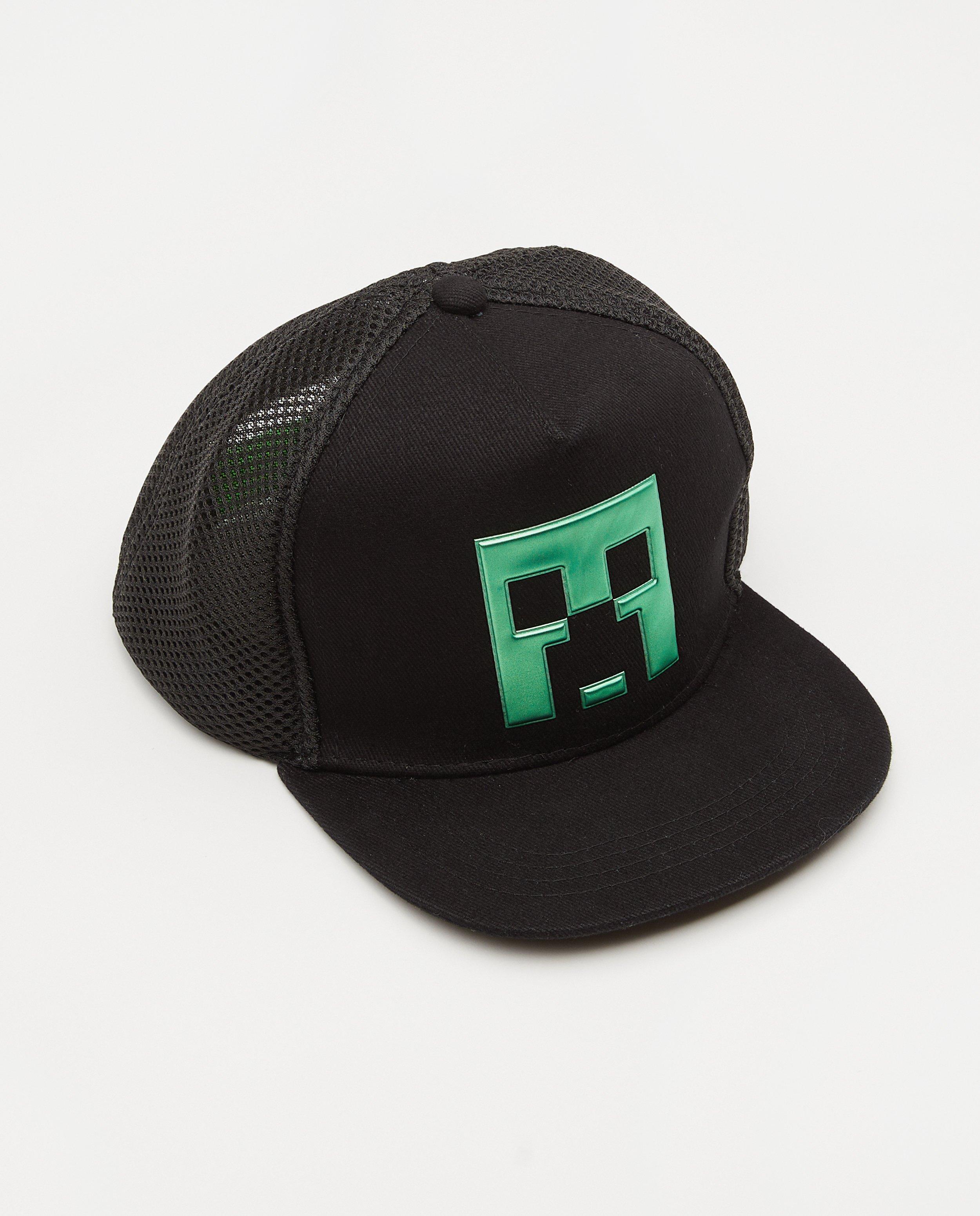 Breigoed - Zwarte Minecraft-pet met print