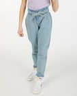 Jeans - Lichtblauwe jeans met paperbag waist