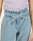 Jeans - Jeans bleu clair paperbag waist