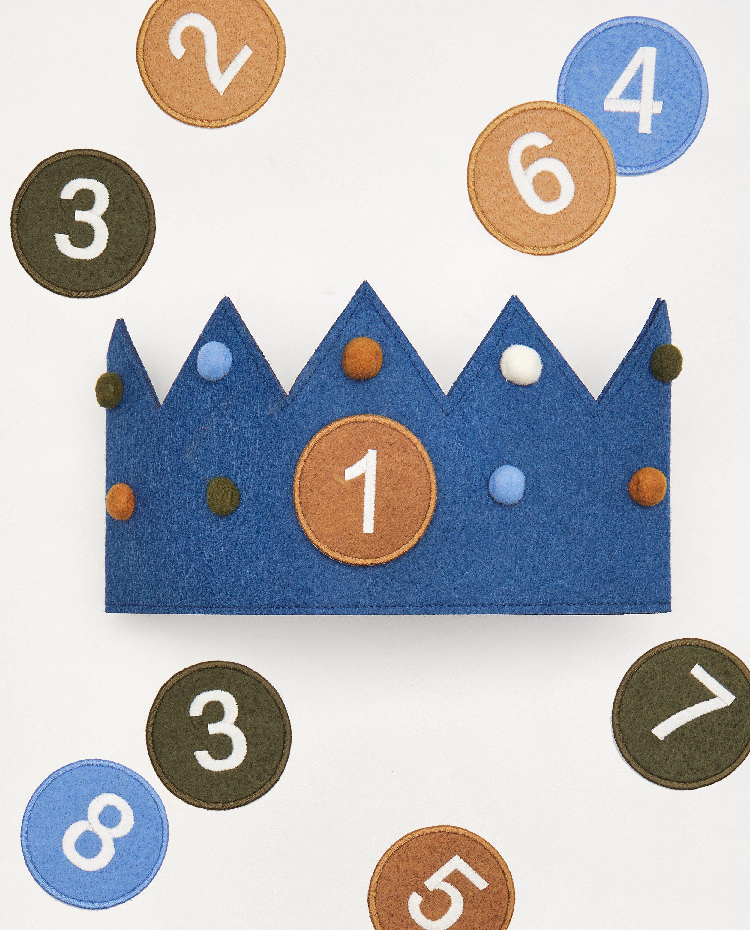Verjaardagskroon AVA x JBC (1-8) - 8 patches - Kidz Nation