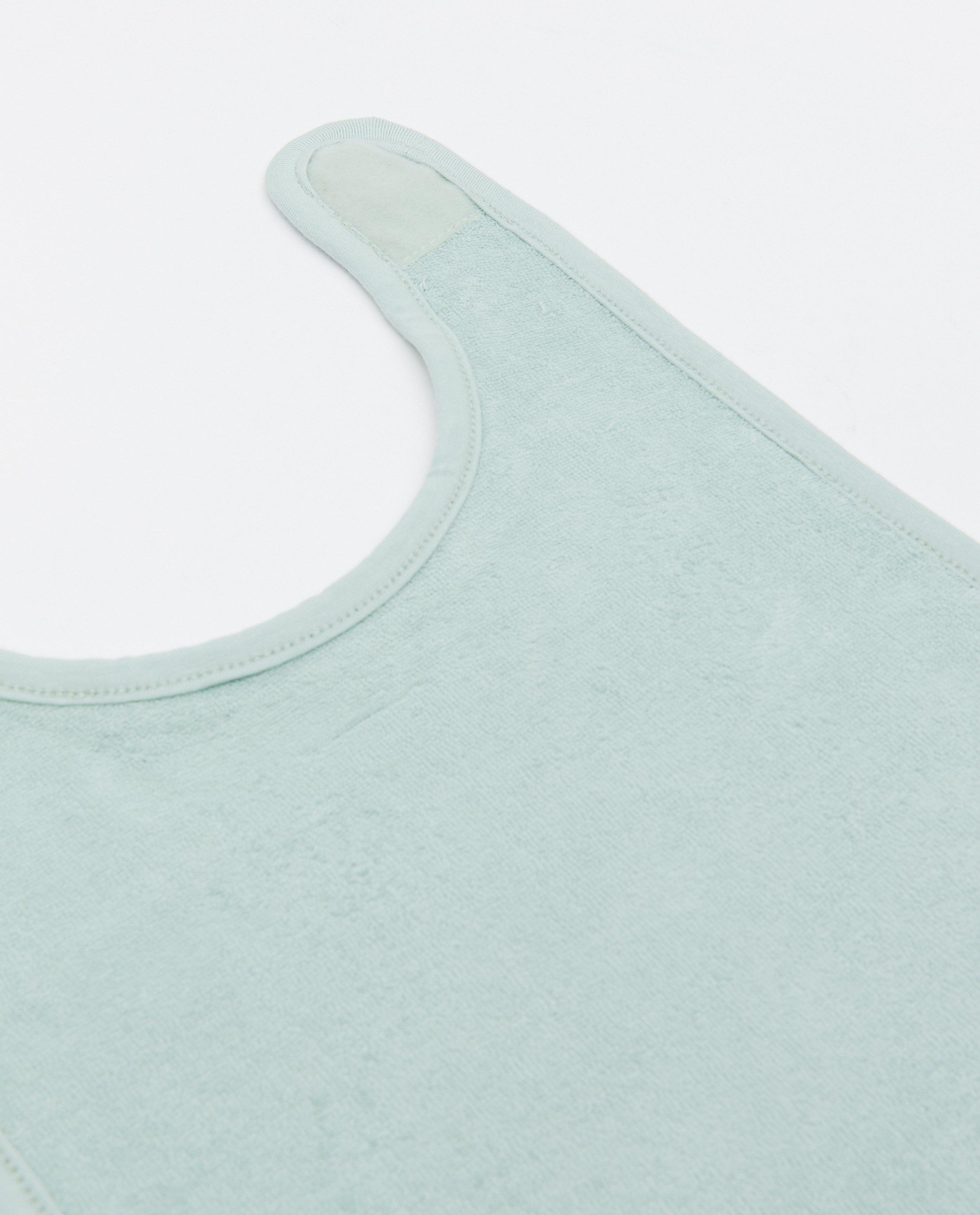 Accessoires pour bébés - Lot de 2 bavoirs : bleu et blanc