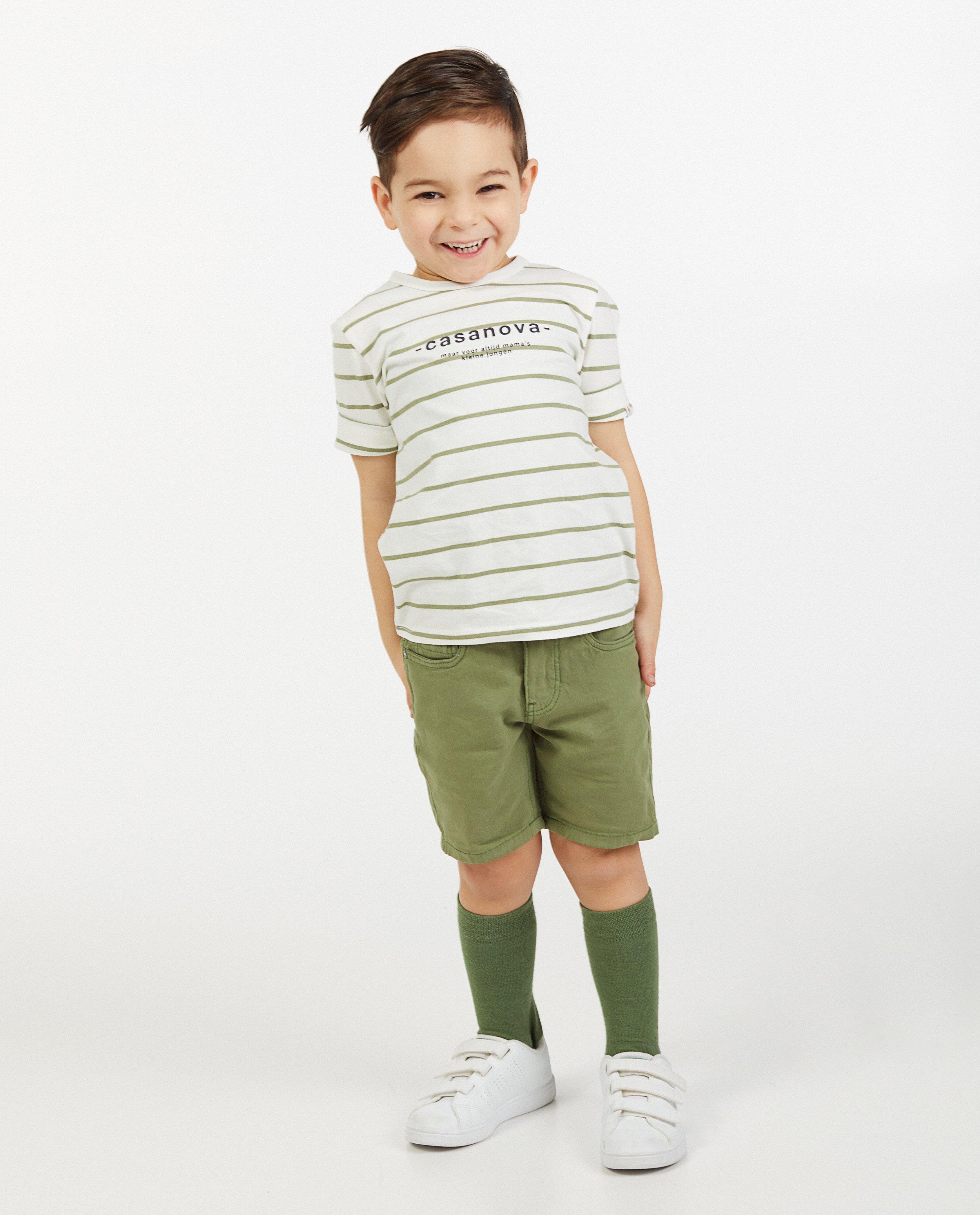 Groene bermuda BESTies - stretch - Besties