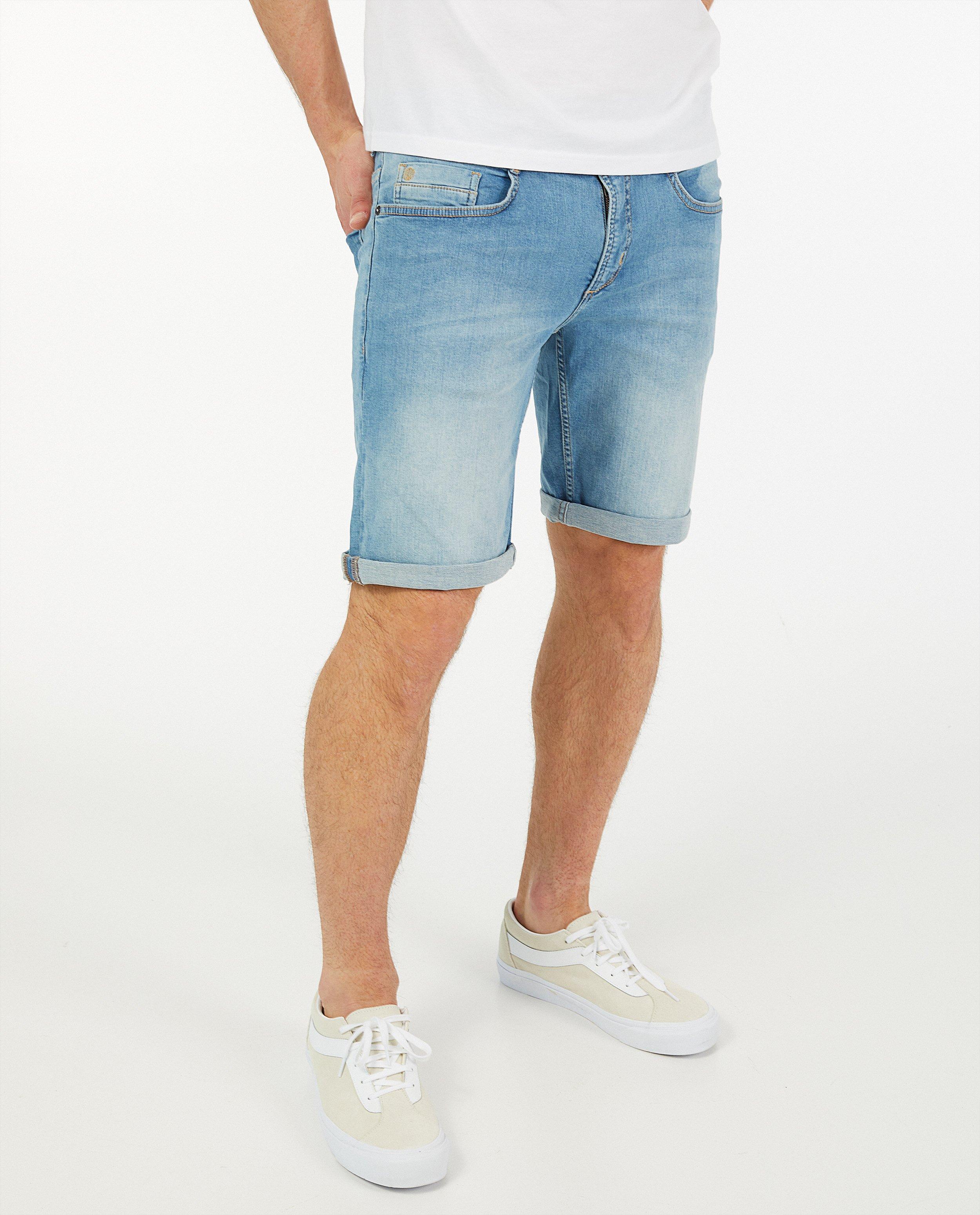Shorten - Lichtblauwe bermuda van denim