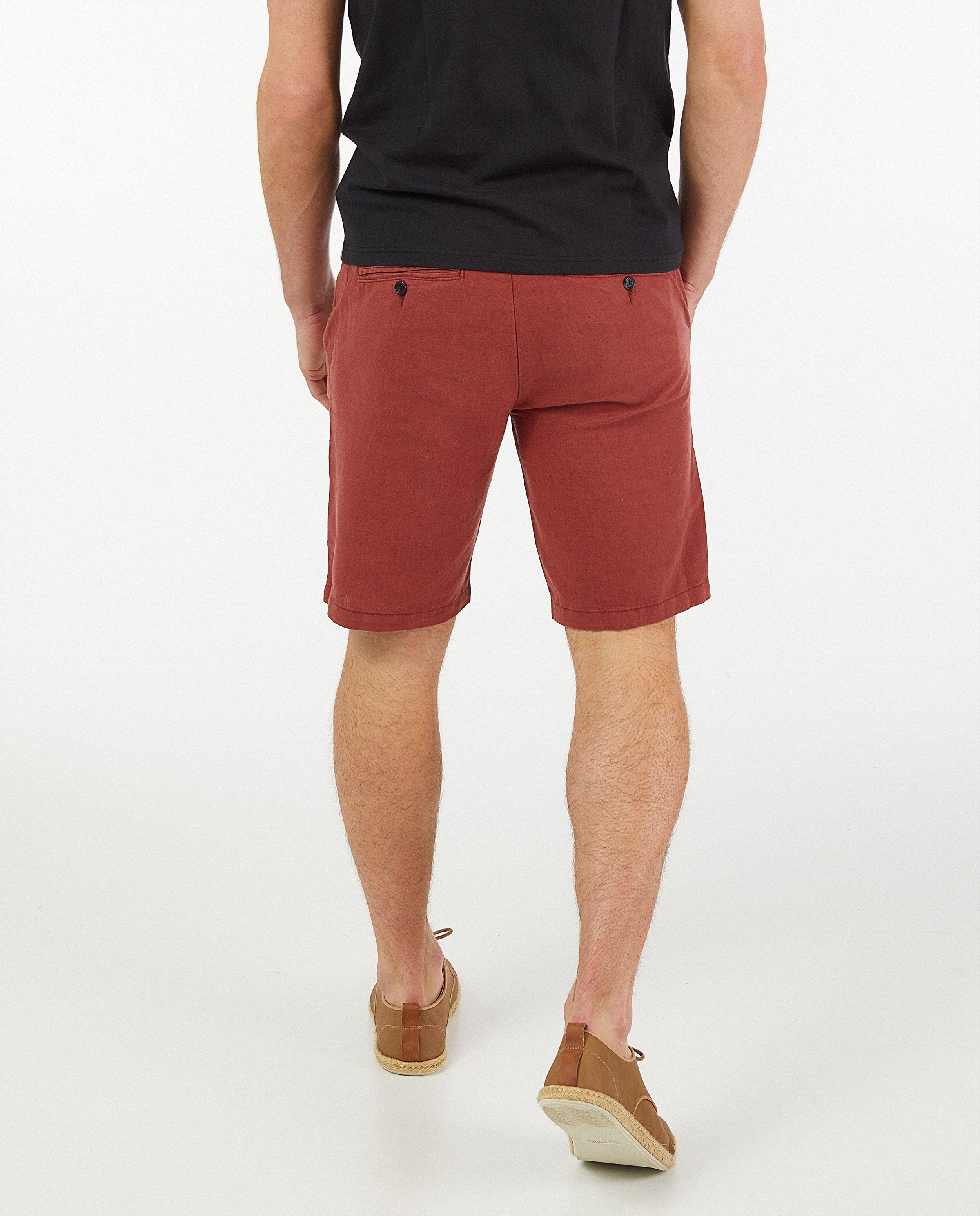 Shorts - Bermuda noir en lin