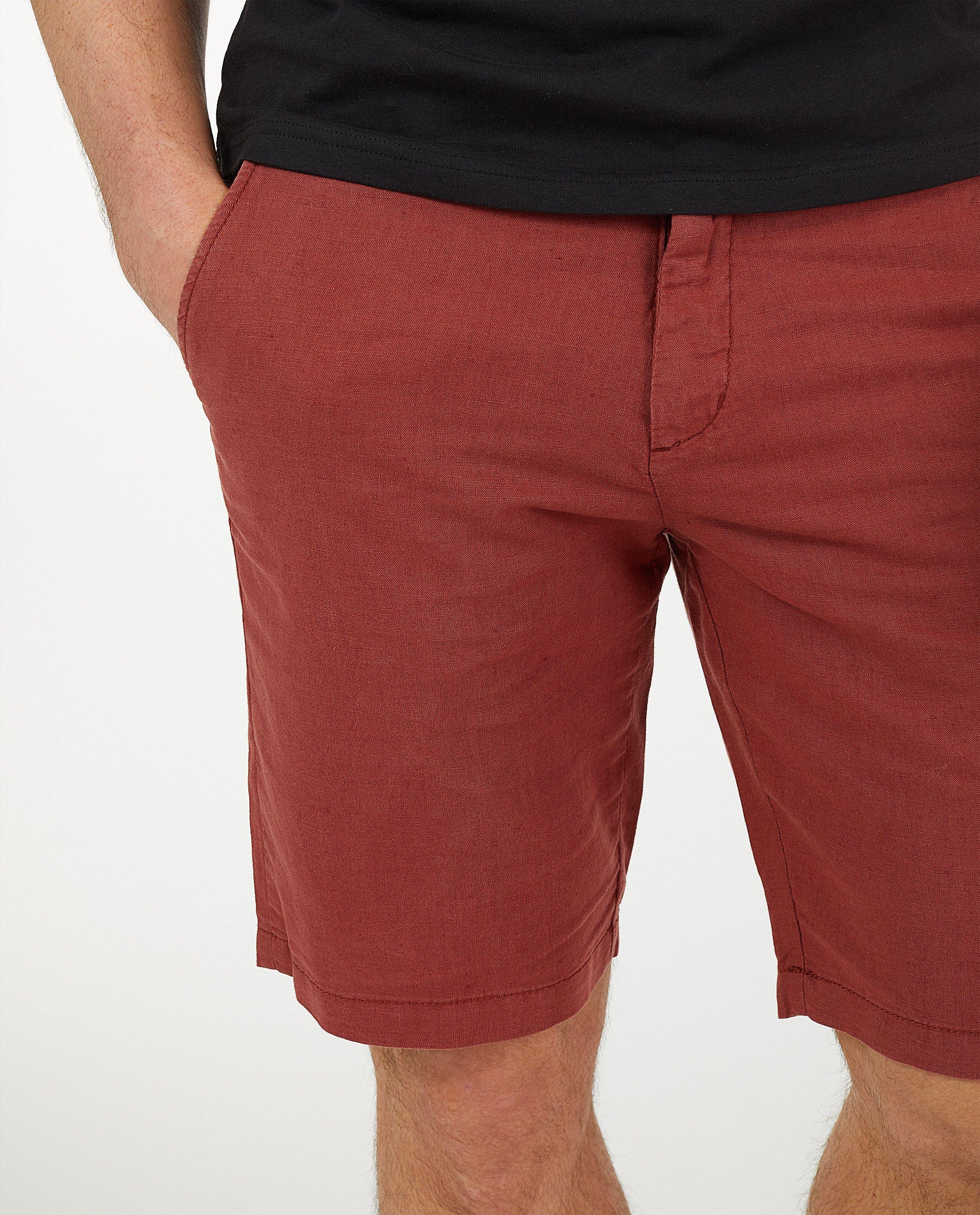 Shorts - Bermuda noir en lin