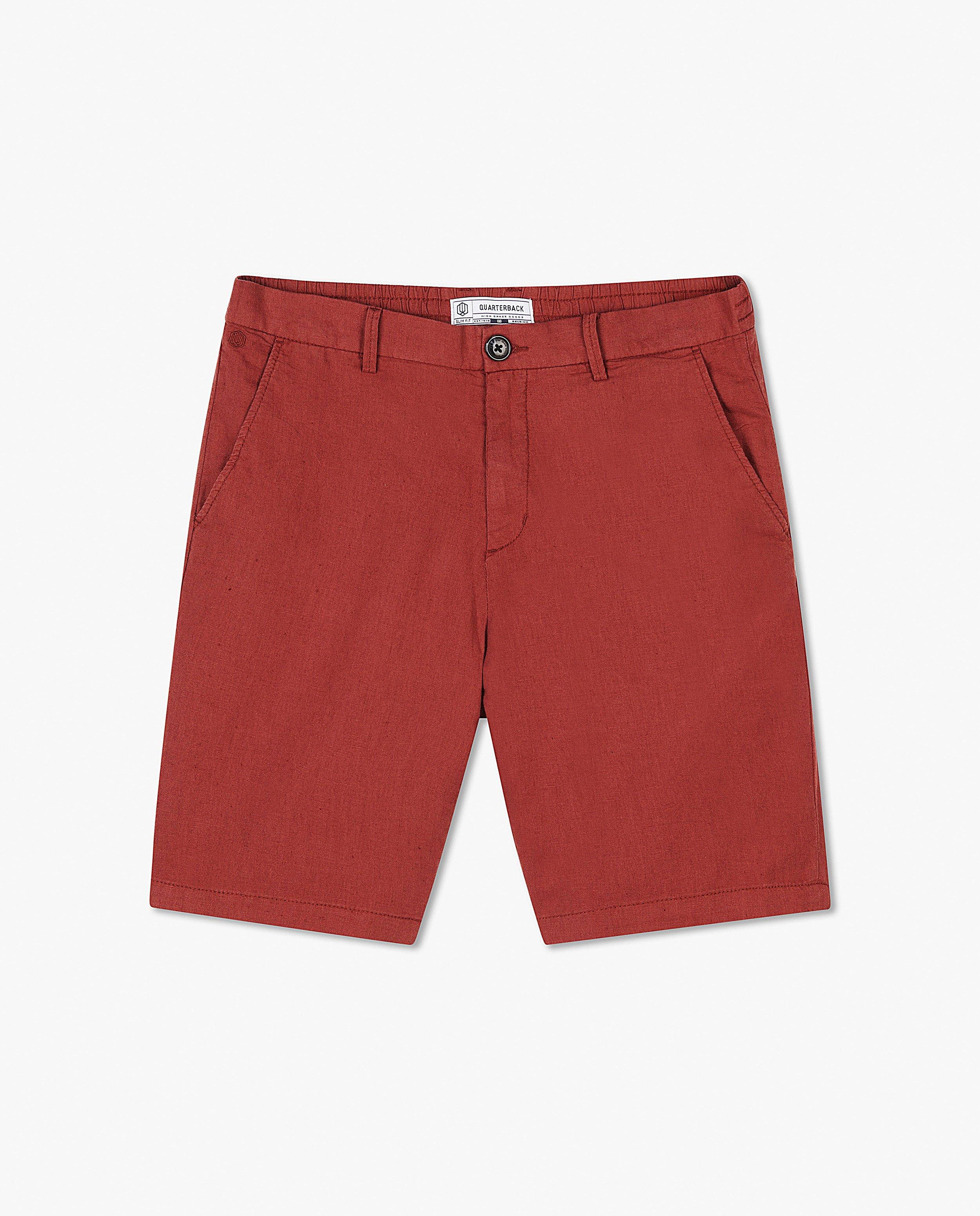 Shorts - Bermuda noir en lin