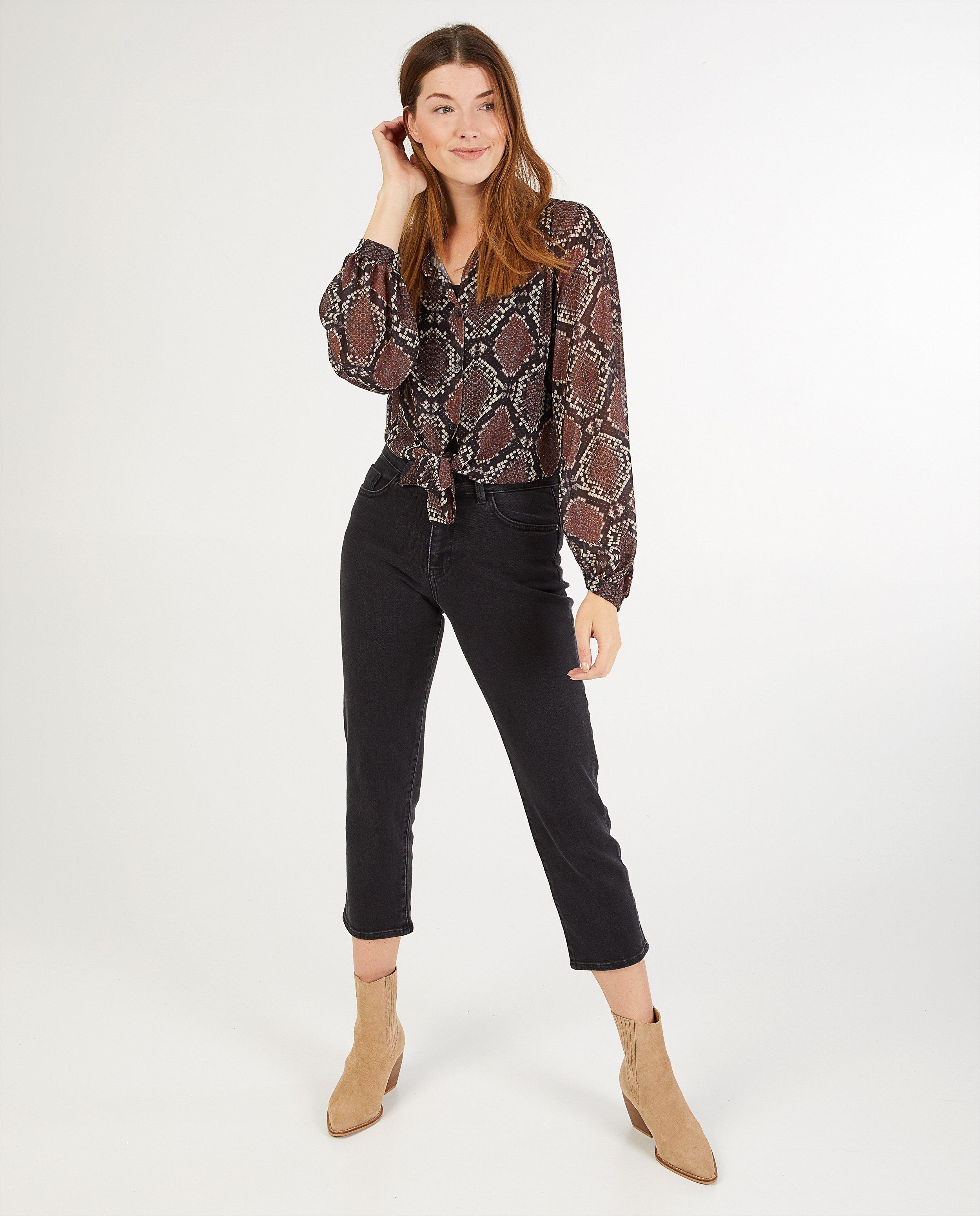 Blouse met dierenprint Ella Italia - allover - Ella Italia
