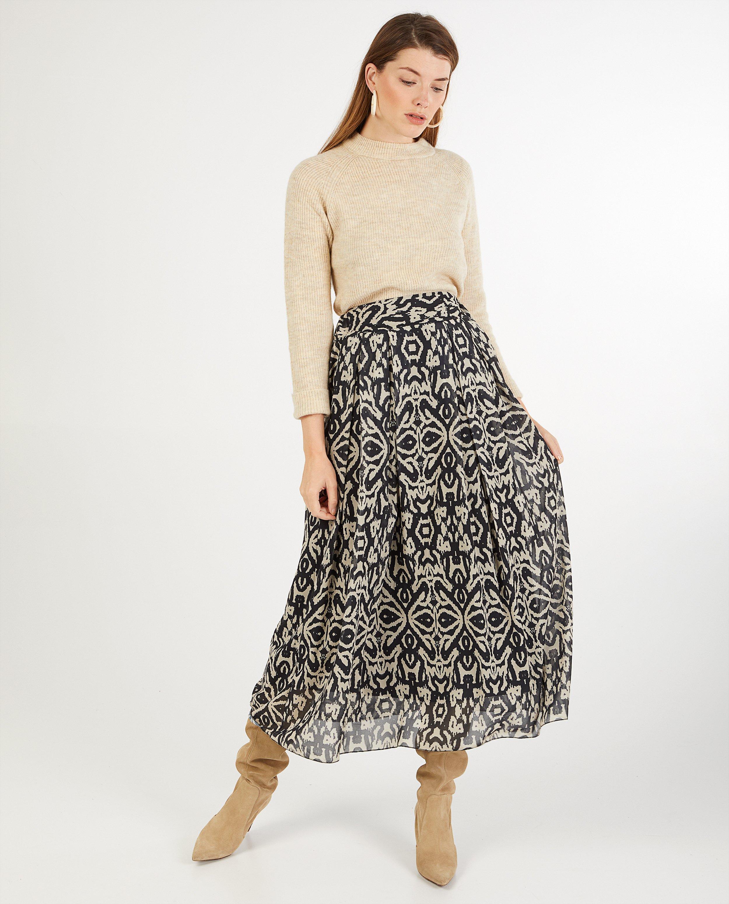 Rok met dierenprint Ella Italia - allover - Ella Italia