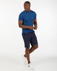 Bermuda bleu en coton - stretch - Quarterback