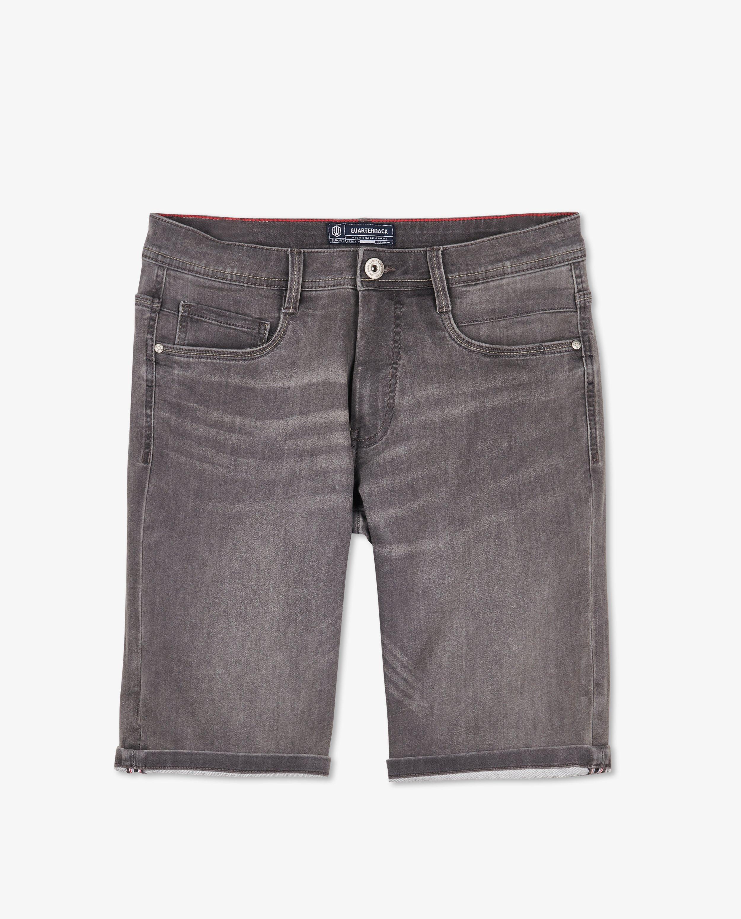 Shorten - Sweat denim bermuda in blauw