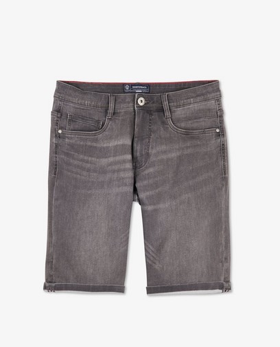 Sweat denim bermuda in grijs Sweat denim bermuda in grijs