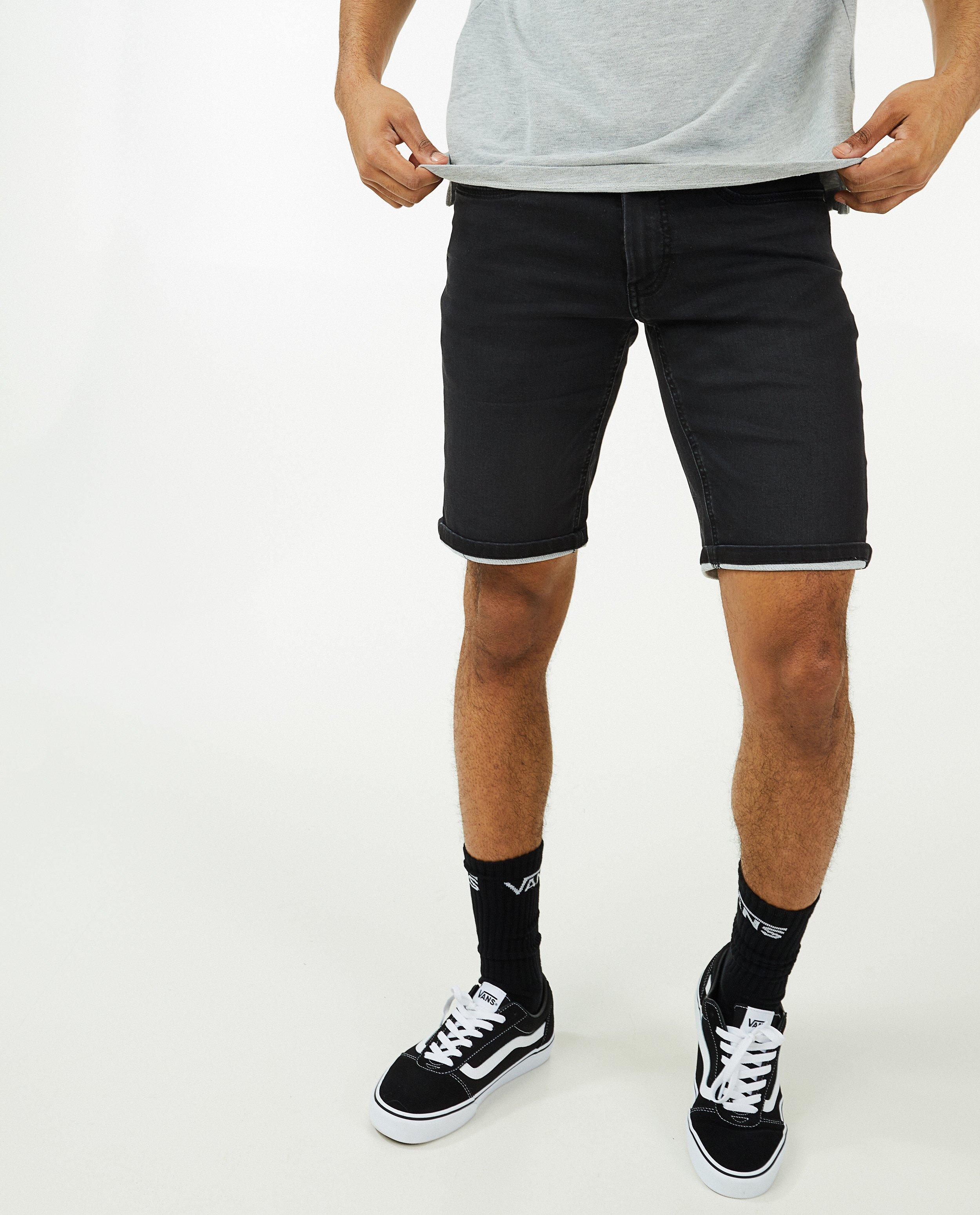 Shorts - Bermuda sweat denim gris